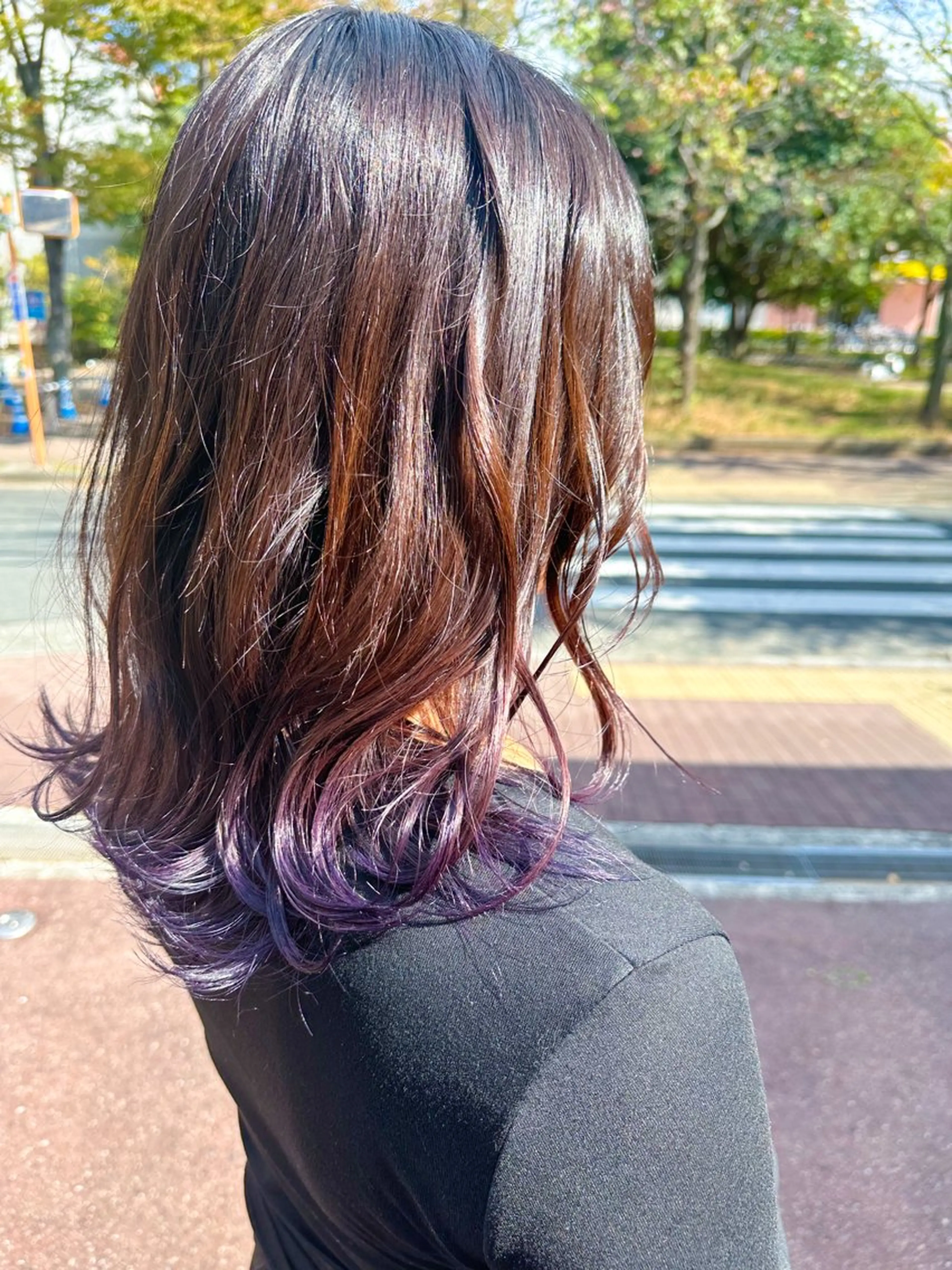 カラー ブリーチ グラデーションカラー amoroso所属・花田 一輝のヘアスタイル