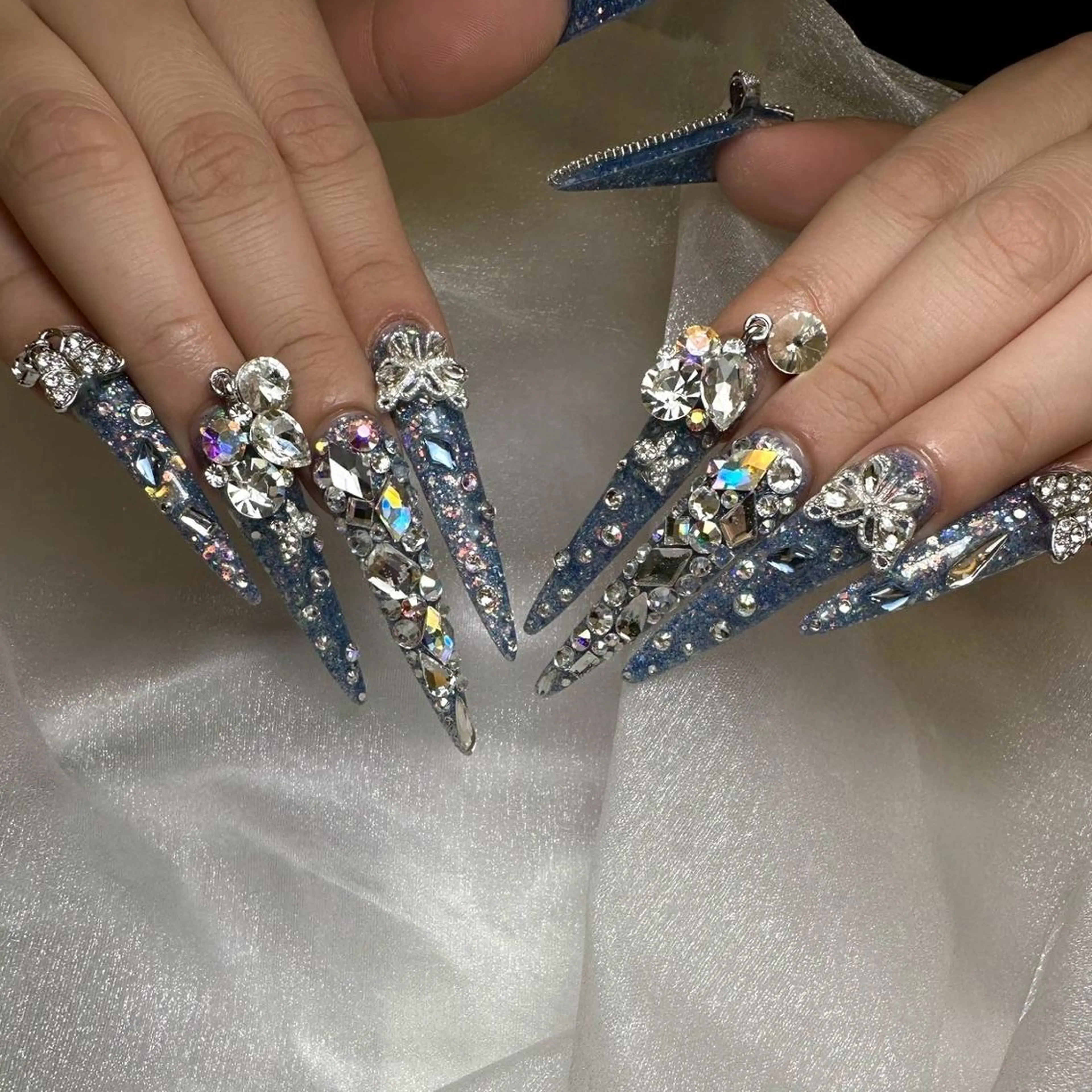 ネイル 長さ出し ハンドネイル 井上春菜/長さだし パラジェルフィルインのネイルデザイン