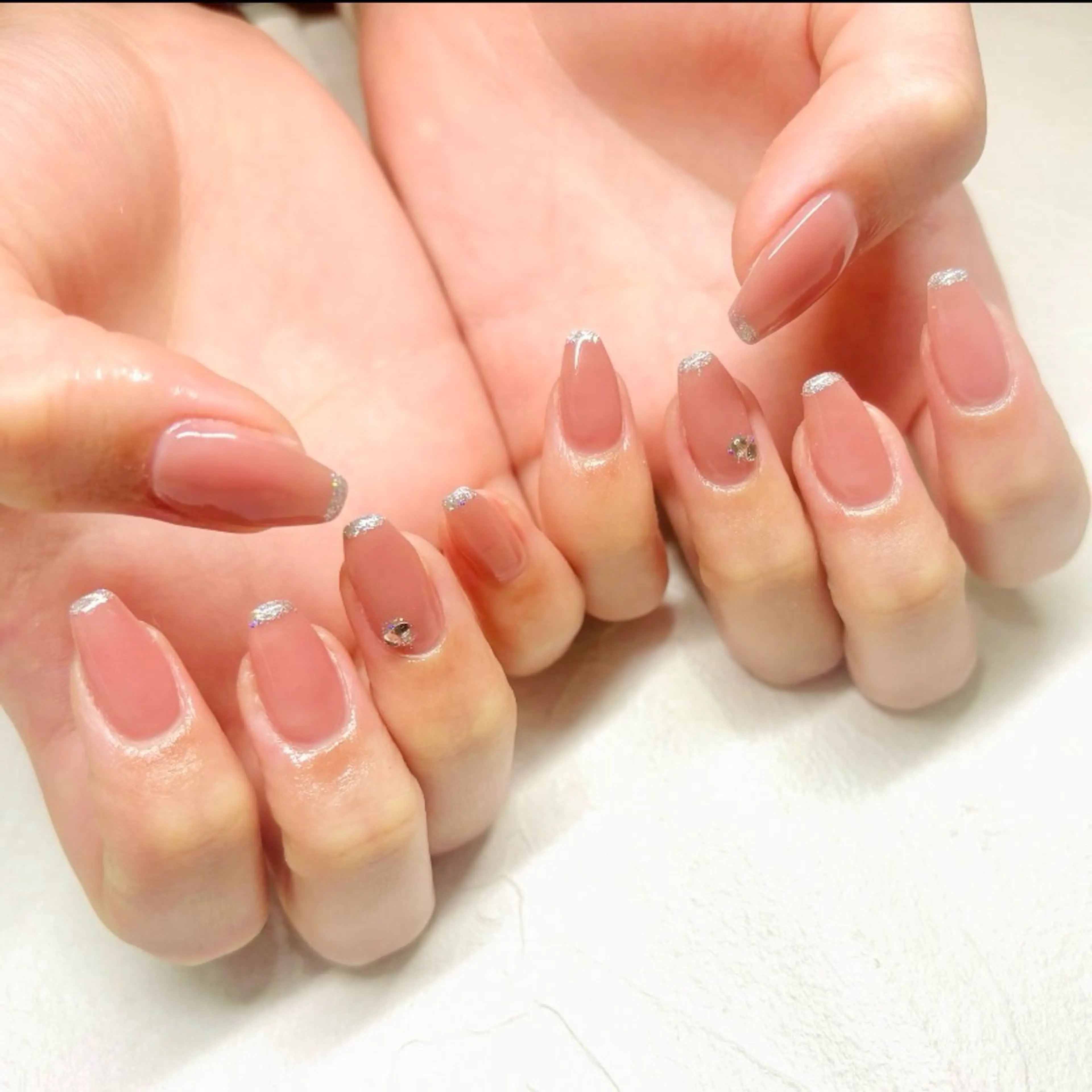 ネイル 中元 月のネイルデザイン