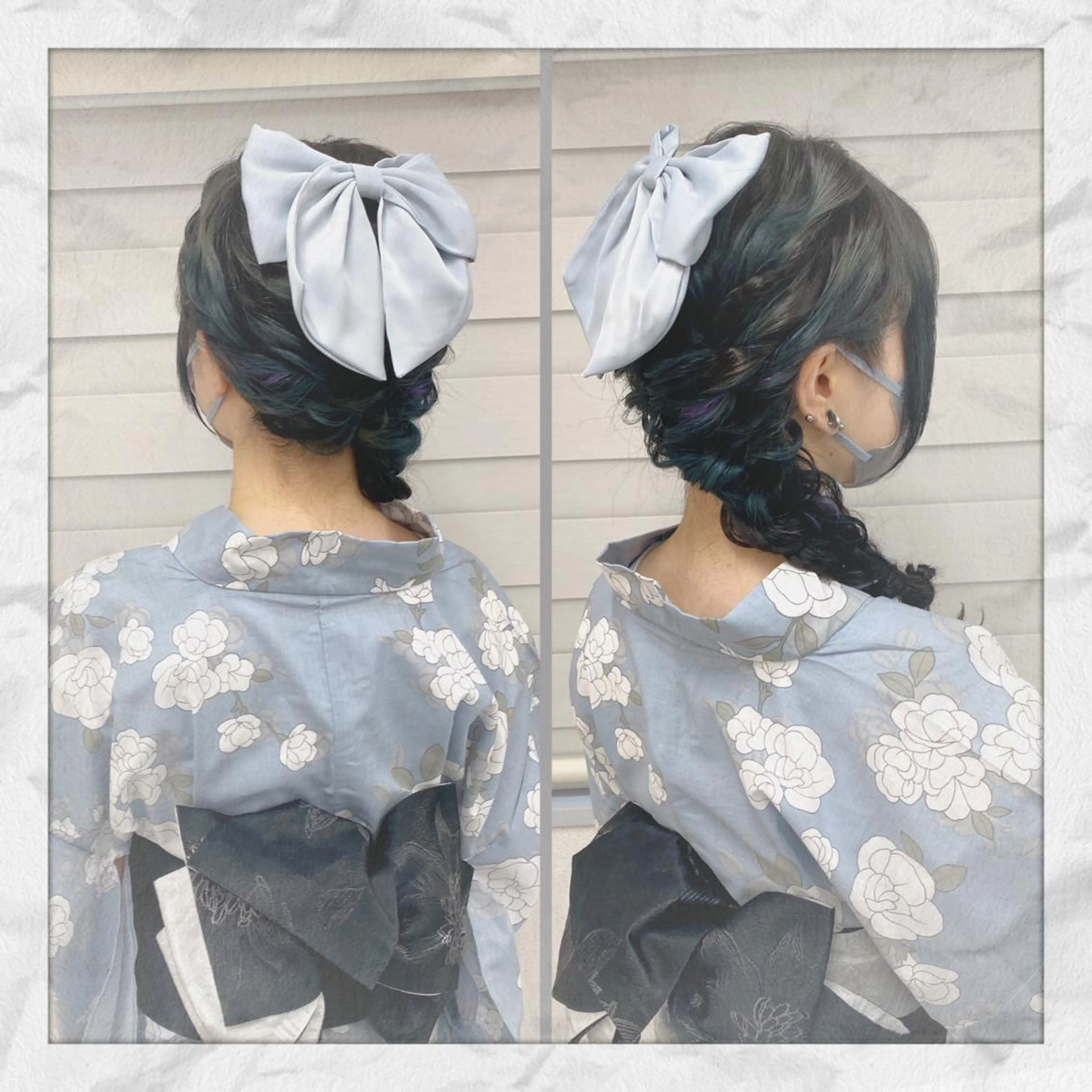 セミロング ヘアアレンジ ヘアセット/着付け 𓇼 松本 夏美𓇼のヘアスタイル