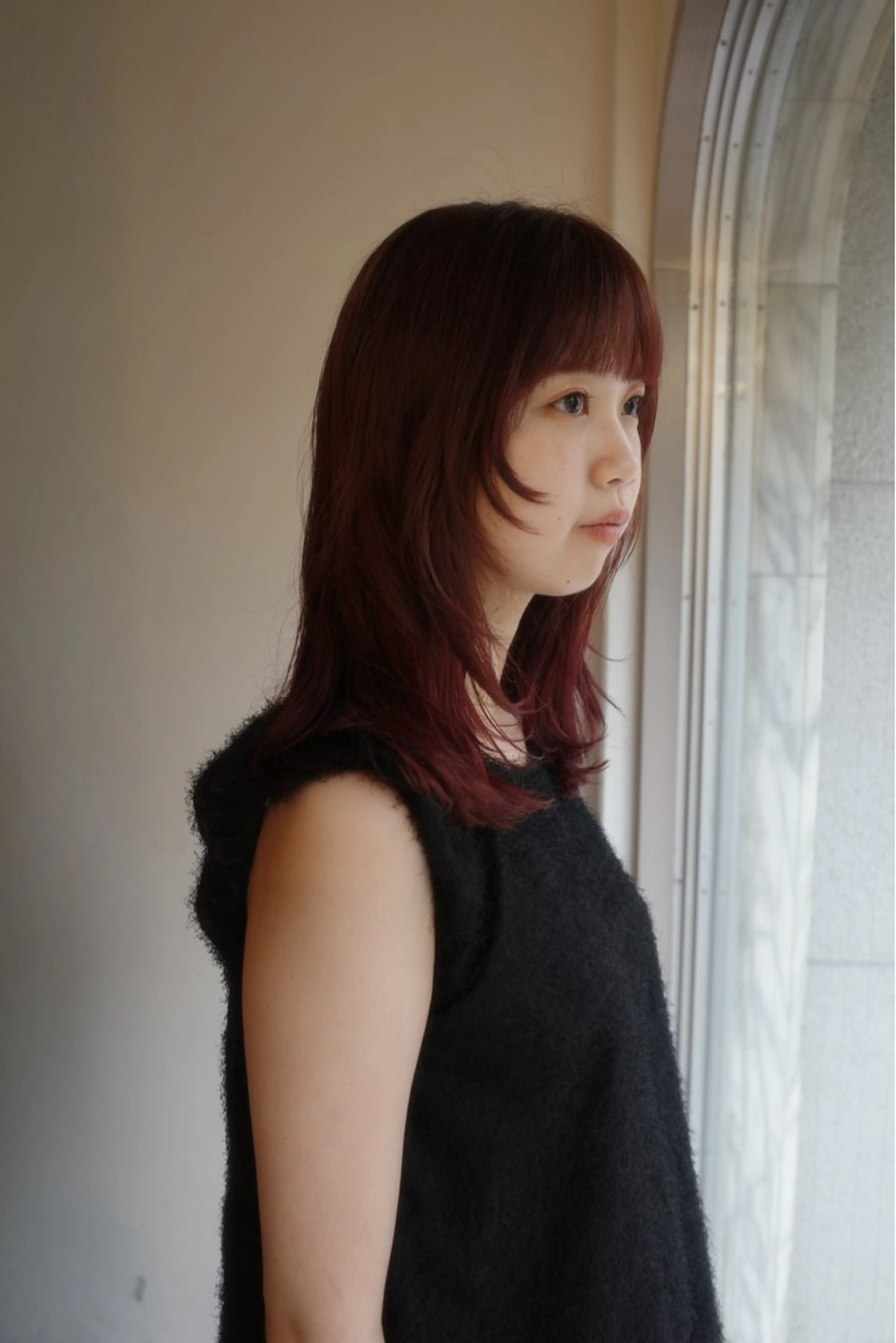 セミロング カラー カット ヘアカラー yupi🐈‍⬛ レイヤー/パーマのヘアスタイル