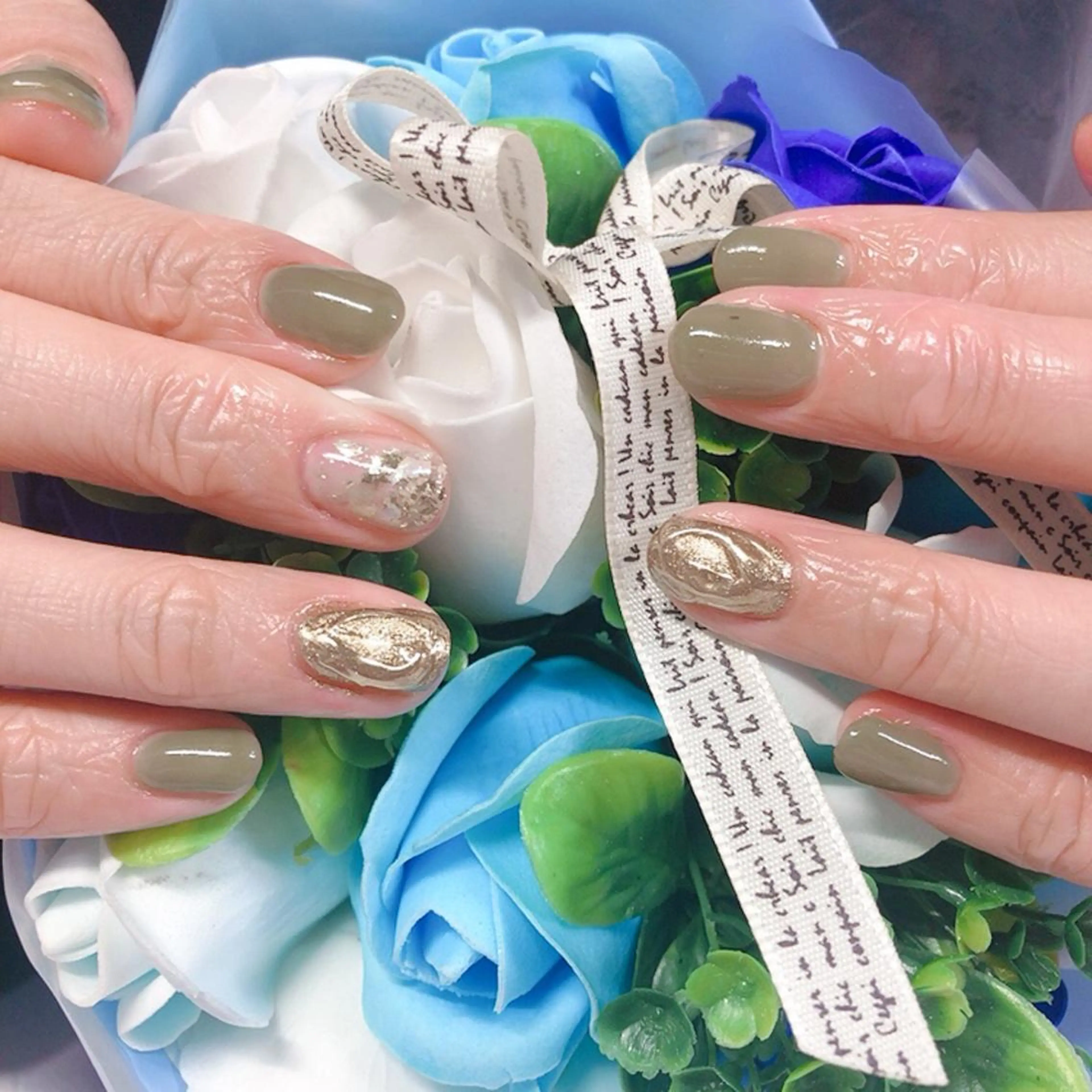 ネイル 持ち込み 奥園 良恵のネイルデザイン