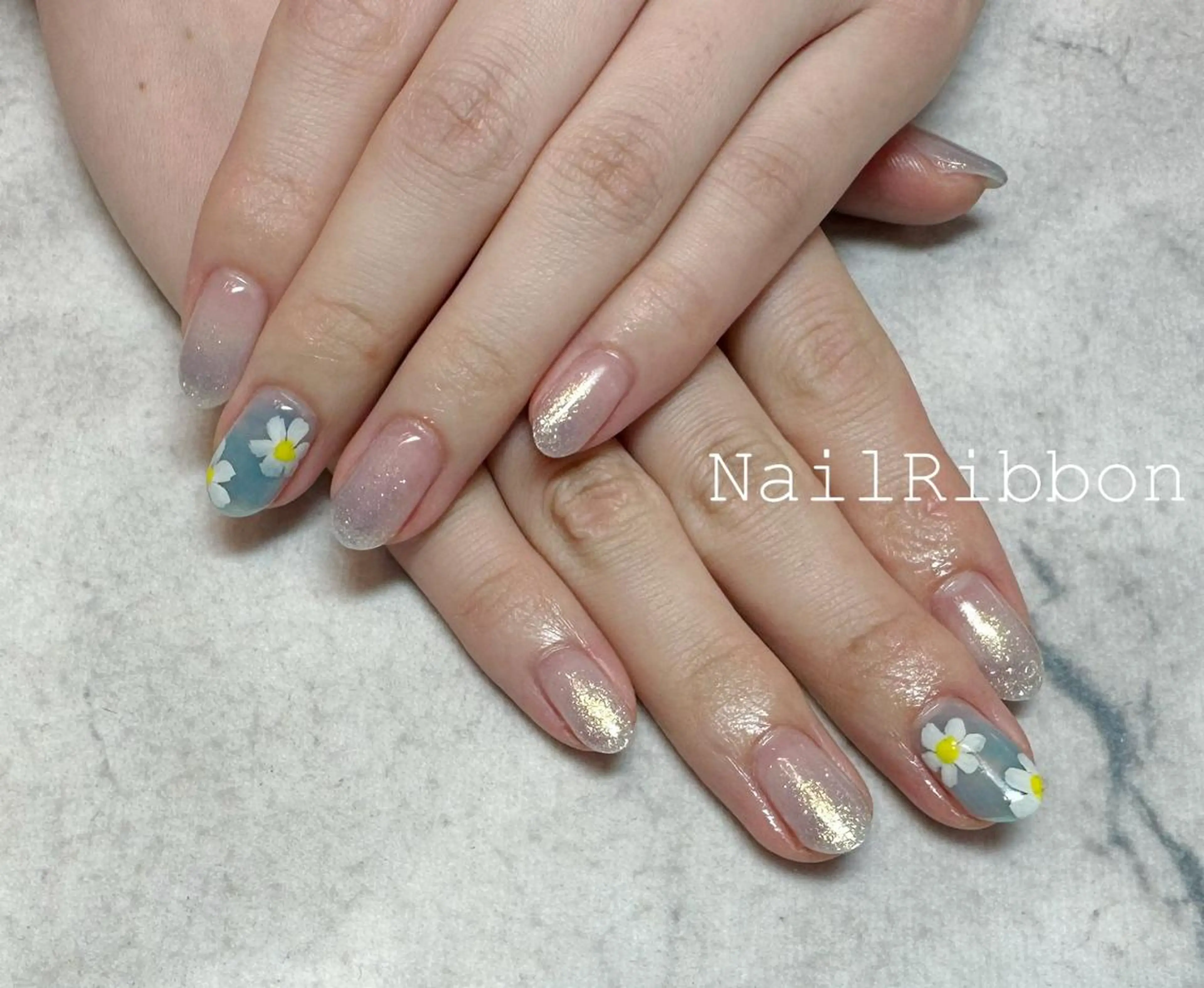 ネイル ネイルリボン 石田のネイルデザイン