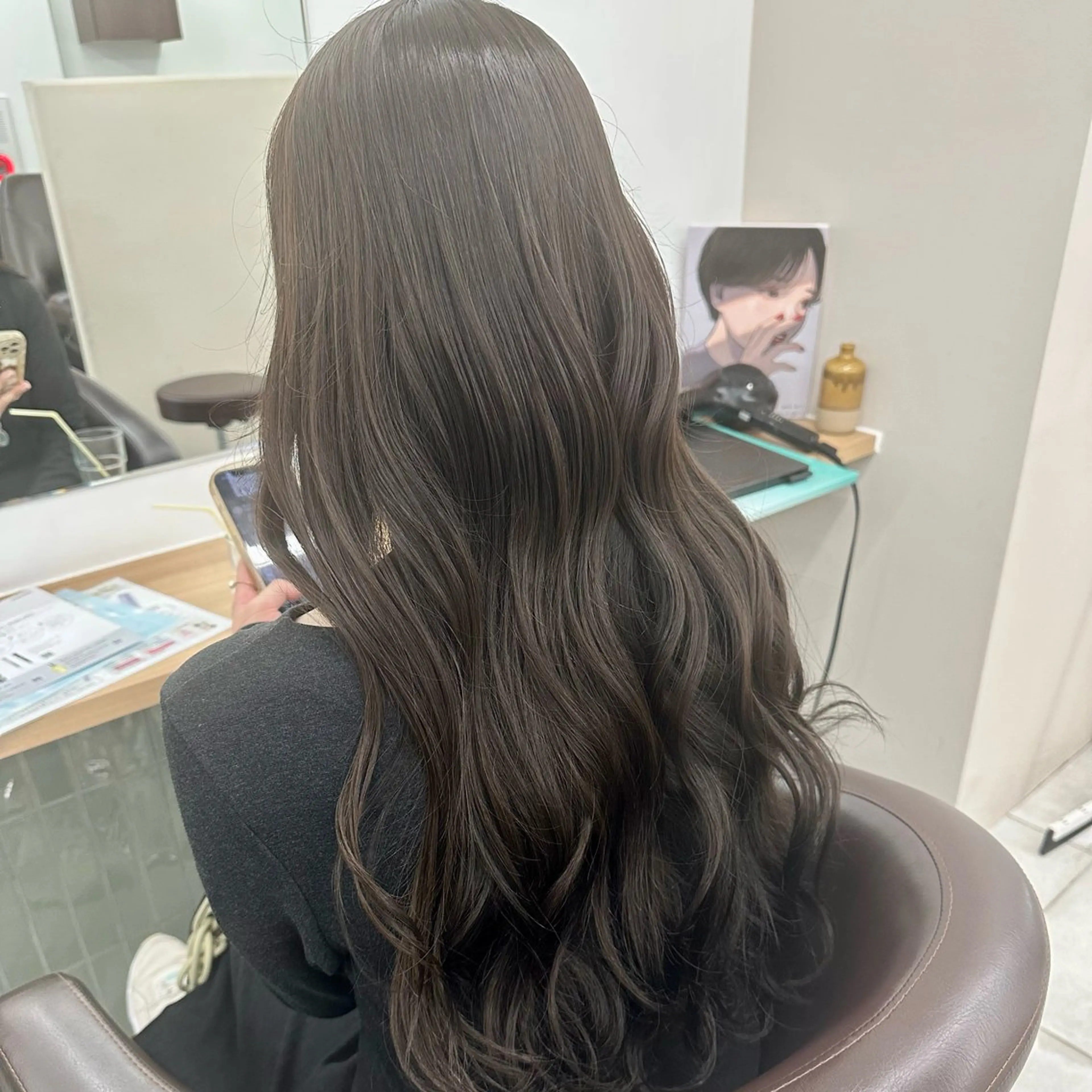 セミロング カラー カット ヘアカラー トリートメント ブリーチなし/レイヤ ー特化🌈Tommyのヘアスタイル