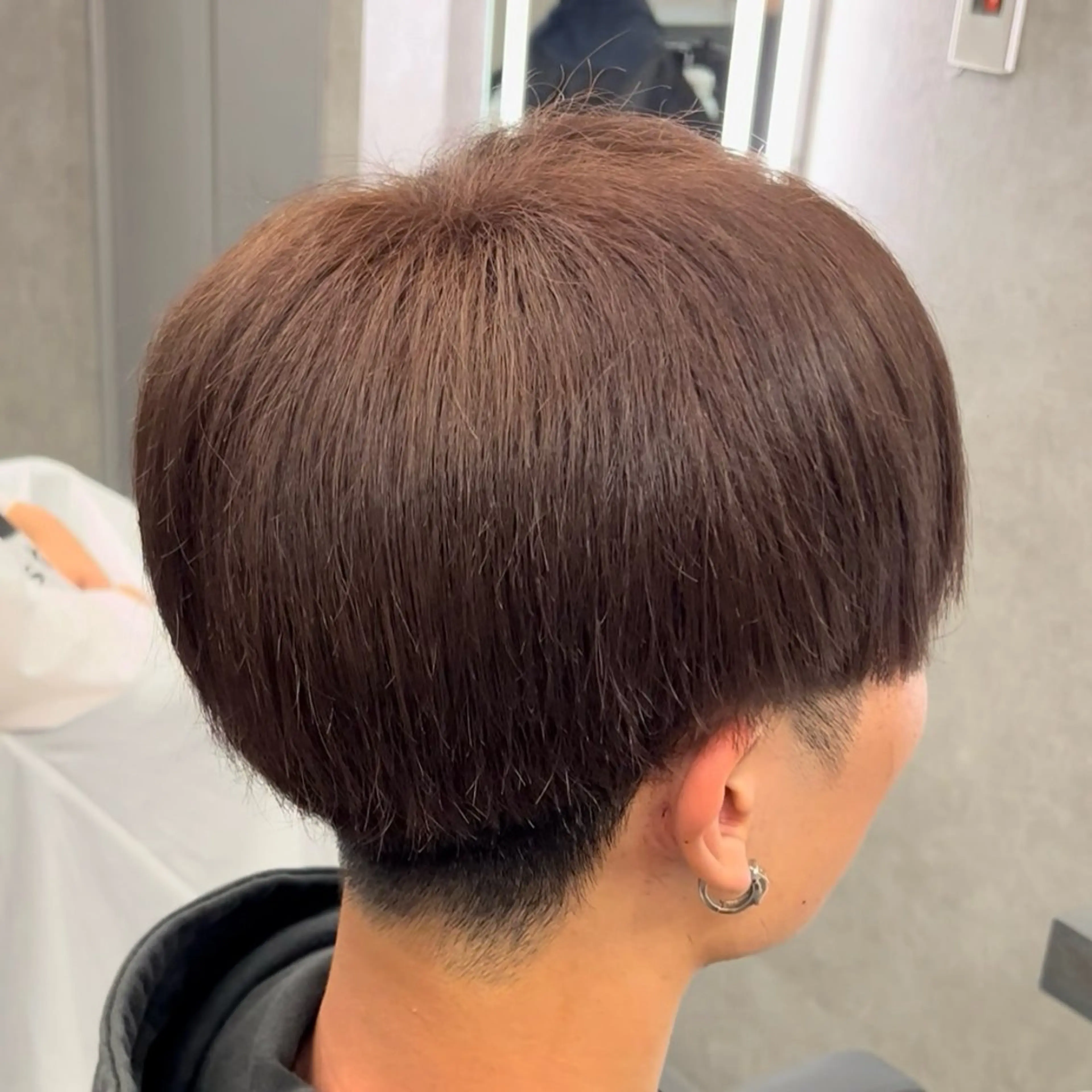 ショート カラー ヘアアレンジ メンズ ブラウンカラー グレージュ カット ヘアカラー ヘアセット 【札幌メンズ特化】 🔥RIKU🔥のヘアスタイル
