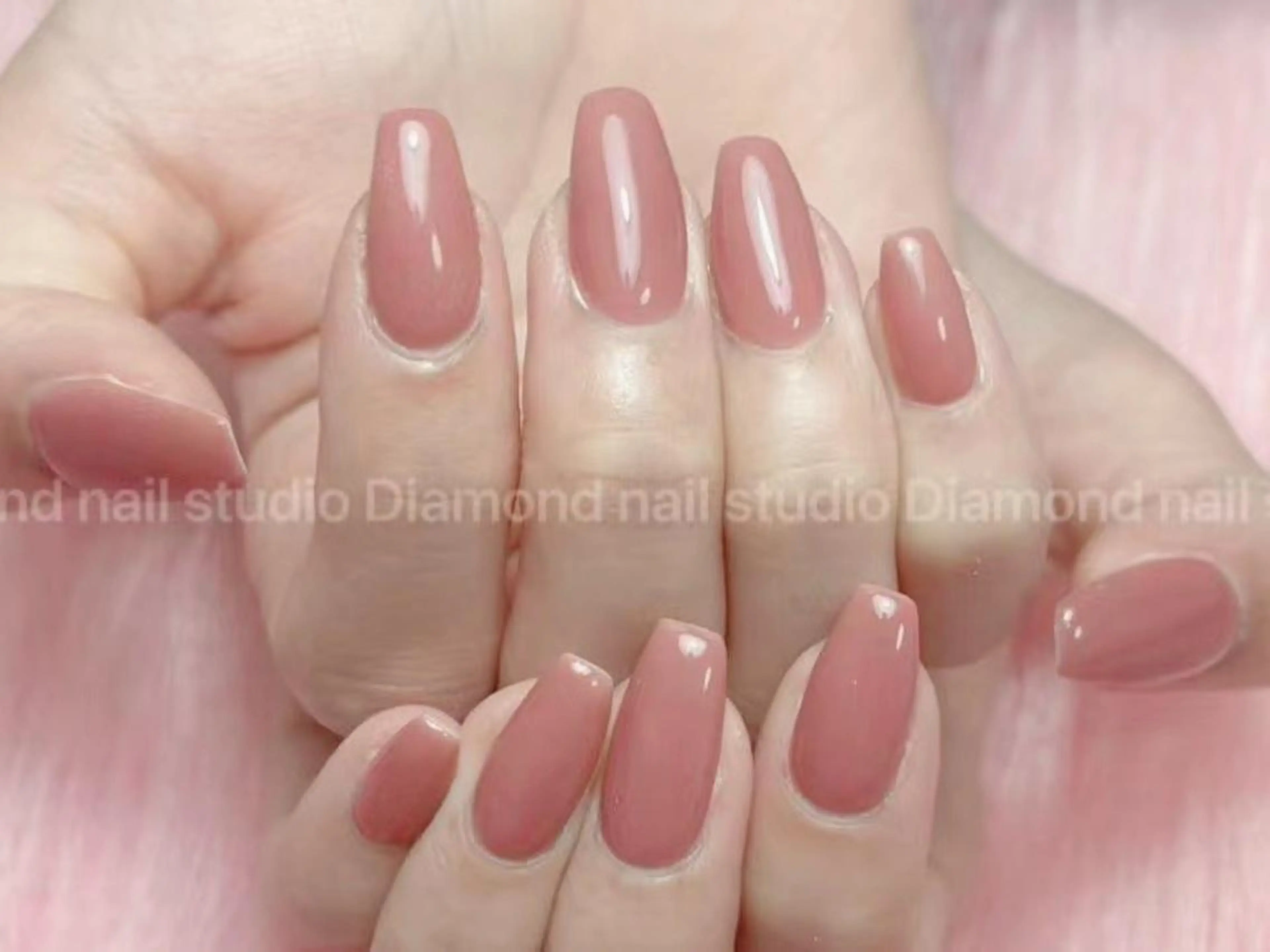 ネイル ワンカラーネイル ハンドネイル ハンドケア Diamond 🚢のネイルデザイン