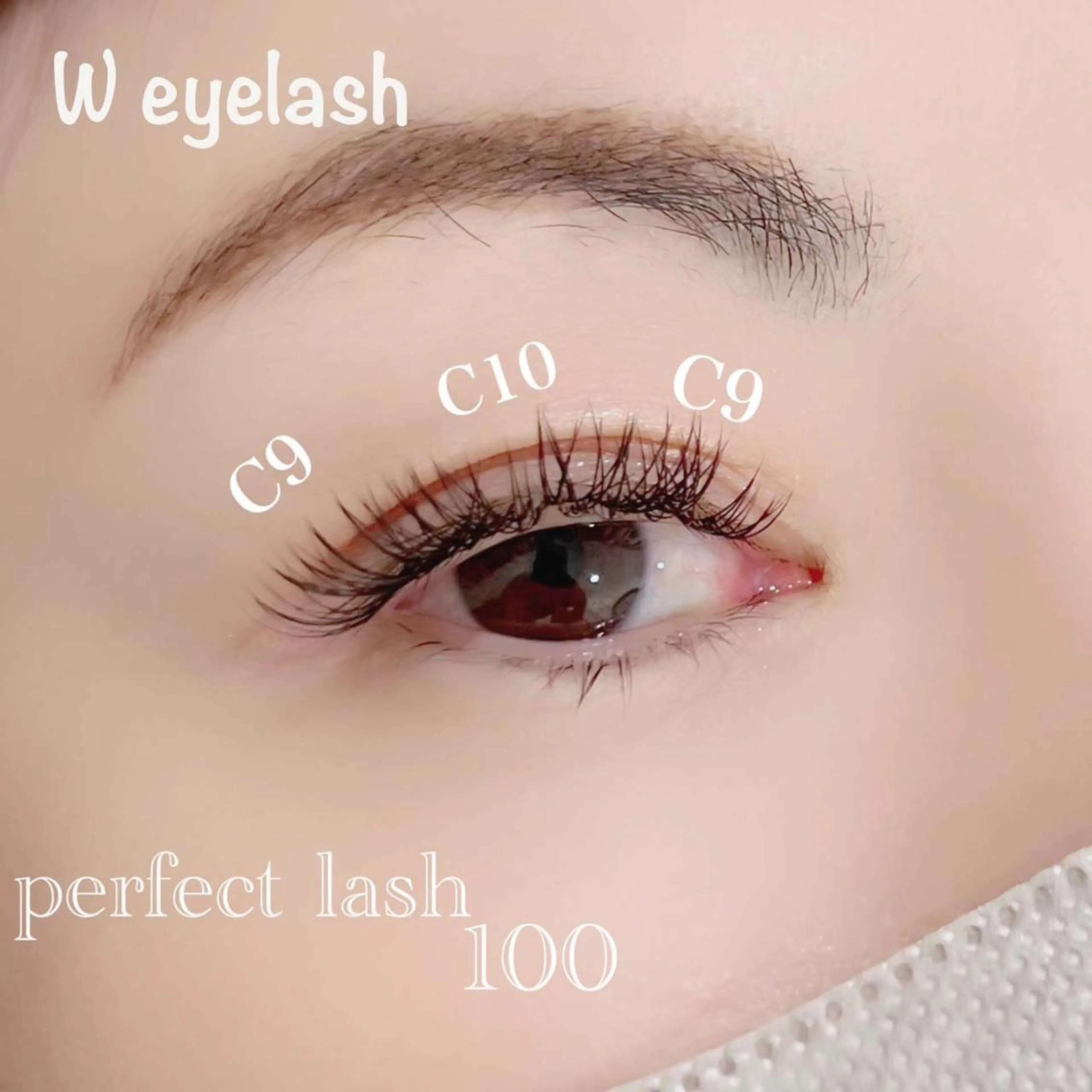 マツエク・マツパ バインドロック 北村 彩花のマツエク・マツパデザイン