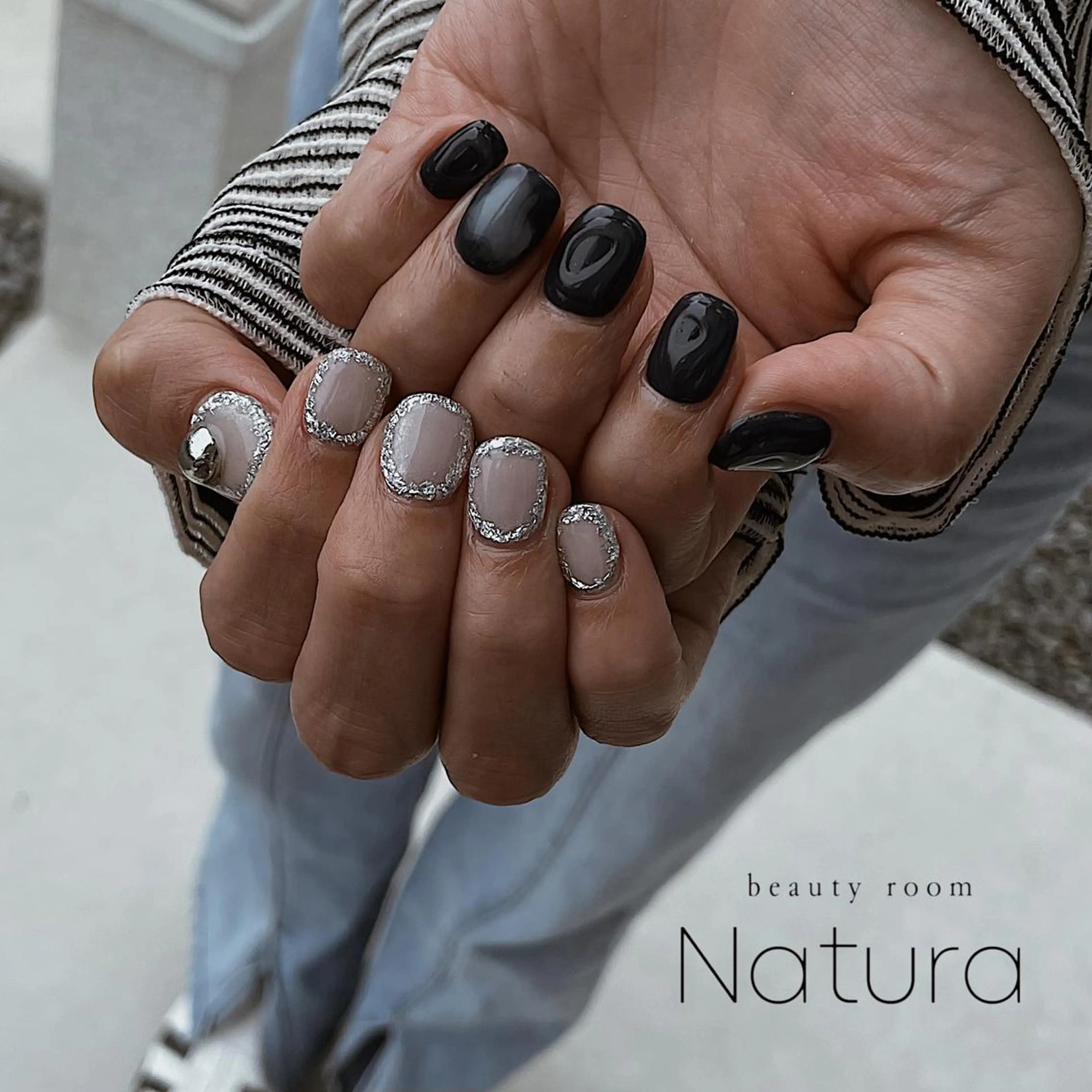 ネイル マツエク・マツパ アイブロウ ハンドネイル beautyroom Naturaのネイルデザイン