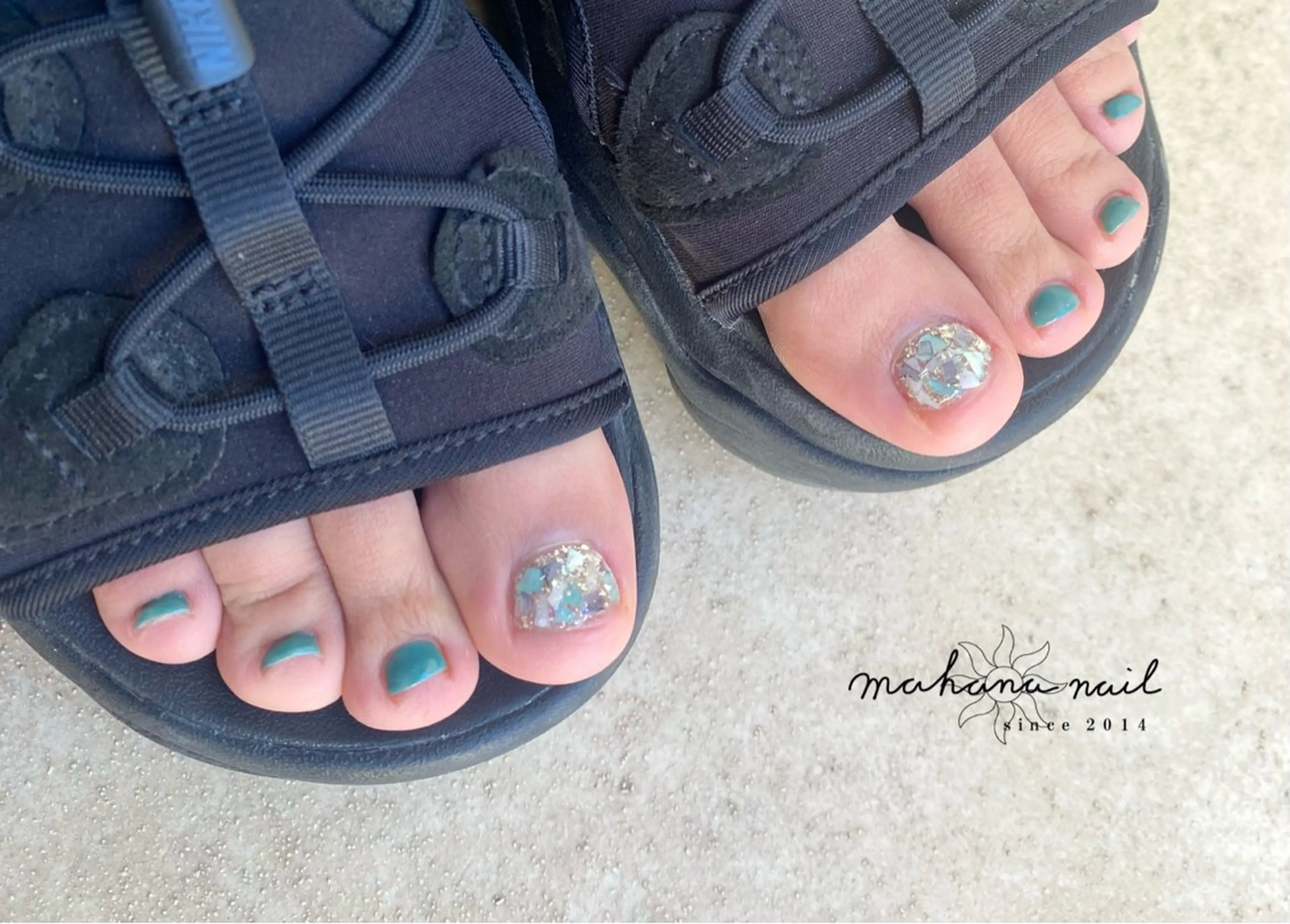 ネイル フットネイル mahana nailのネイルデザイン