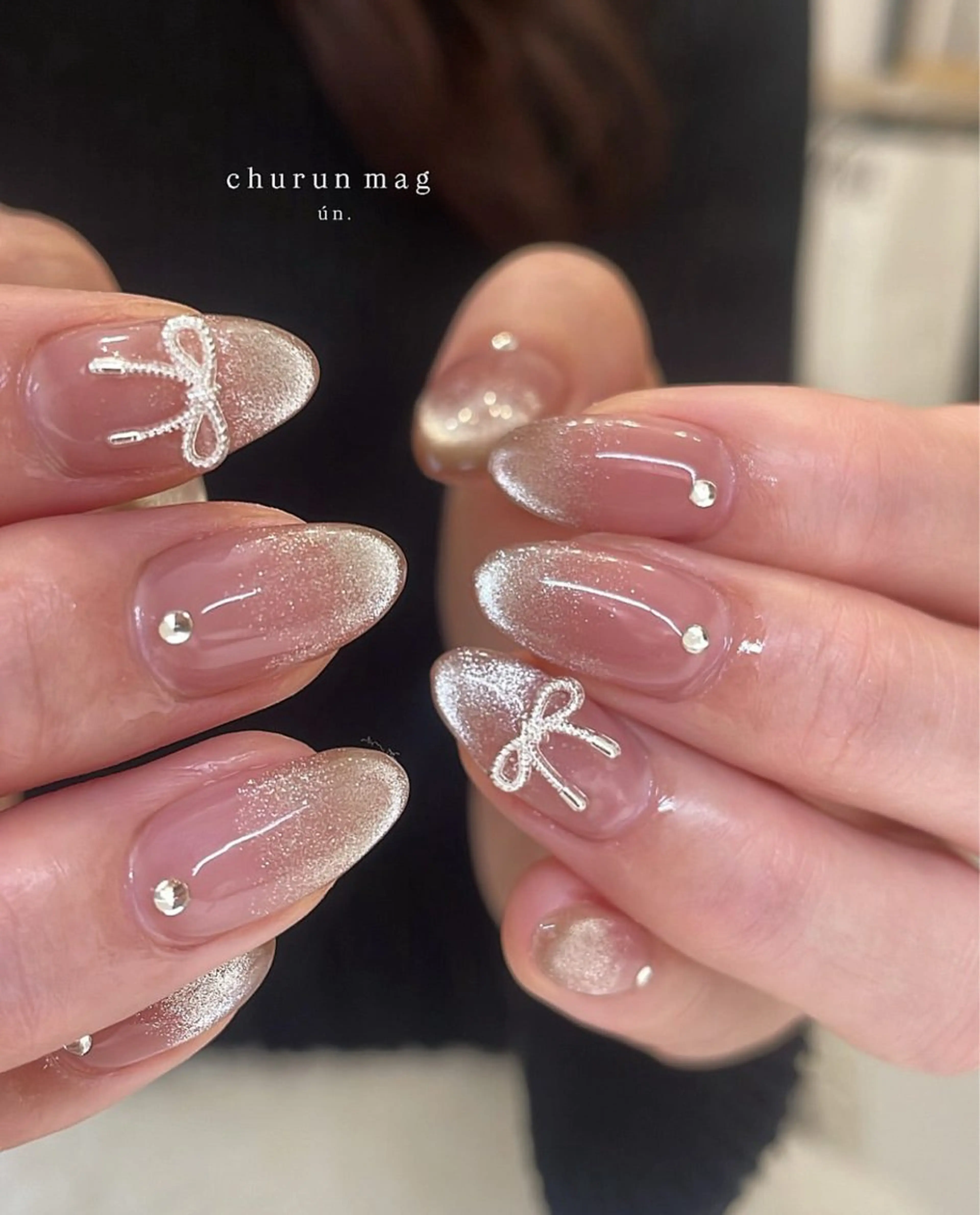 ネイル ジェルネイル 持ち込み ニュアンスネイル パラジェル シンプルネイル Ún. nail salon所属・Ún nail salonのネイルデザイン
