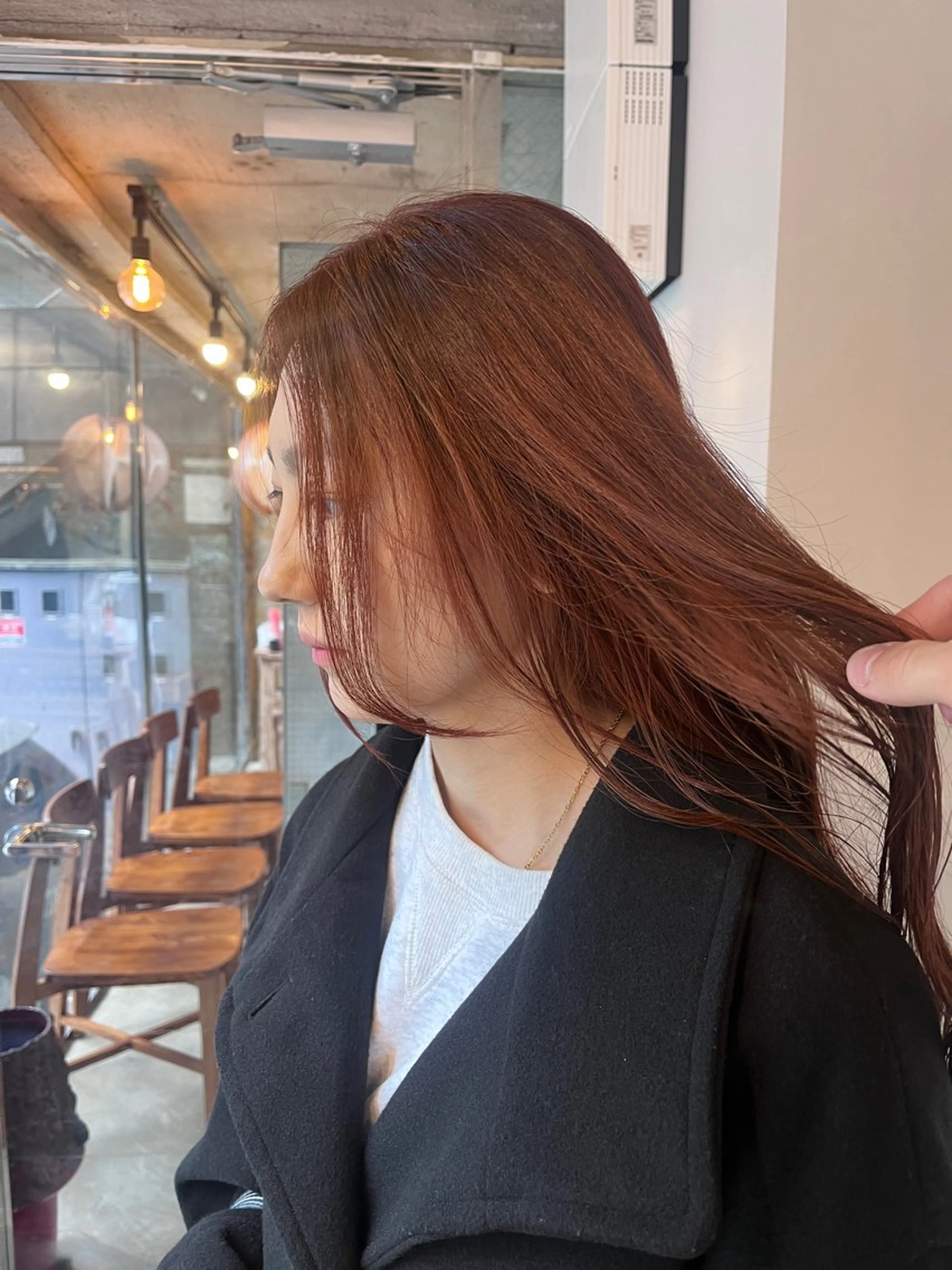 ロング カラー 尾藤 浩一のヘアスタイル