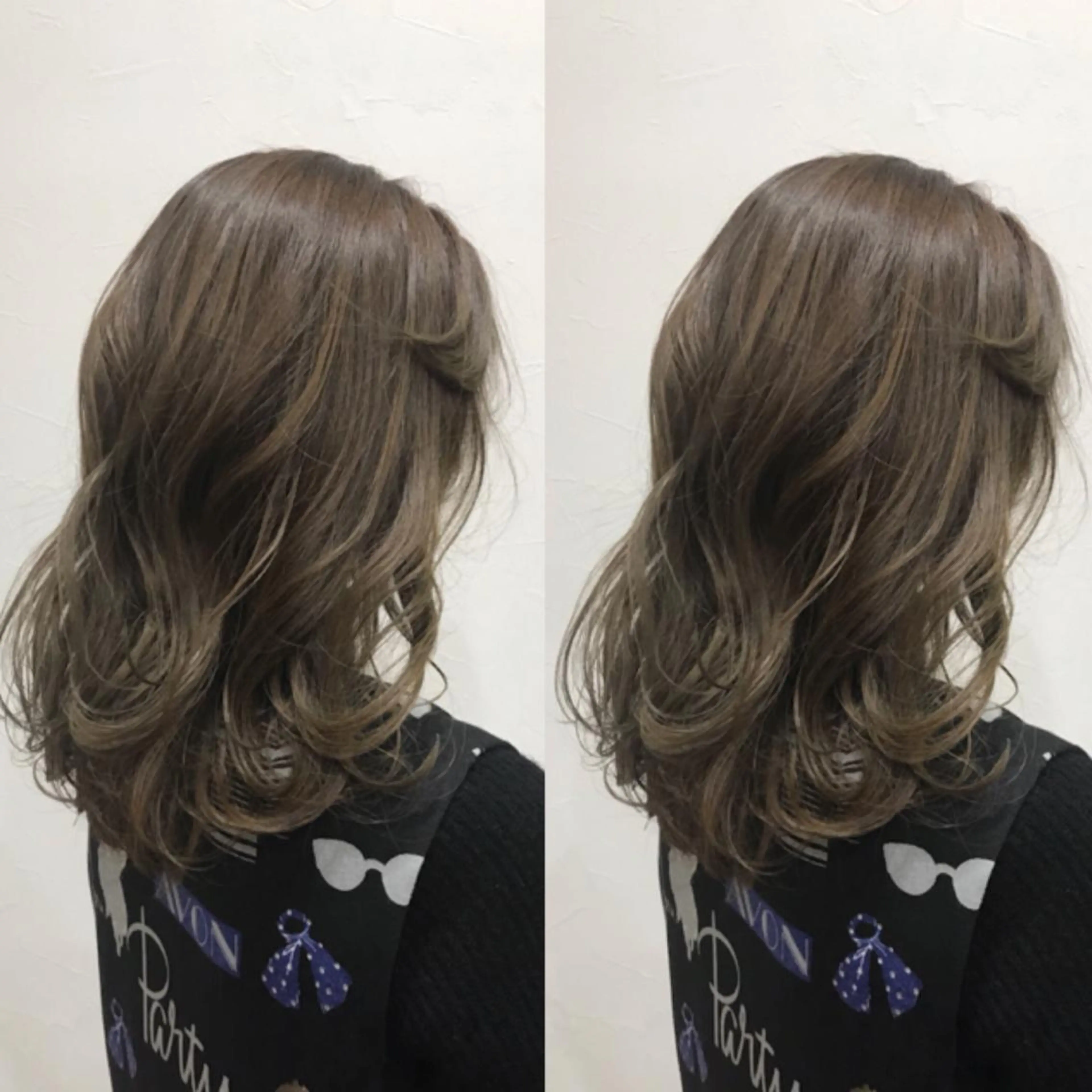 セミロング カット トリートメント 美容室 ソンリエのヘアスタイル