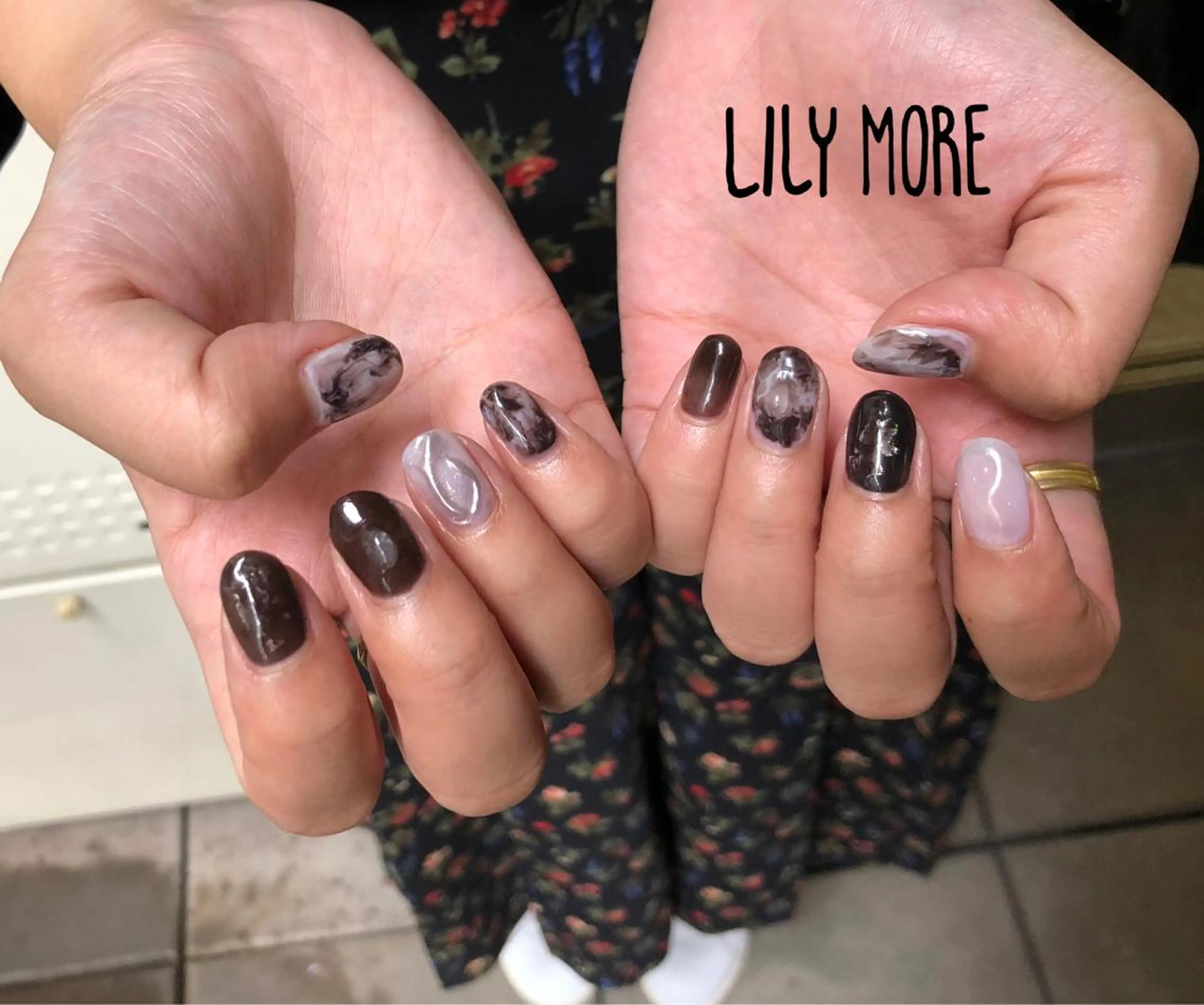 ネイル ニュアンスネイル Lily closetのネイルデザイン