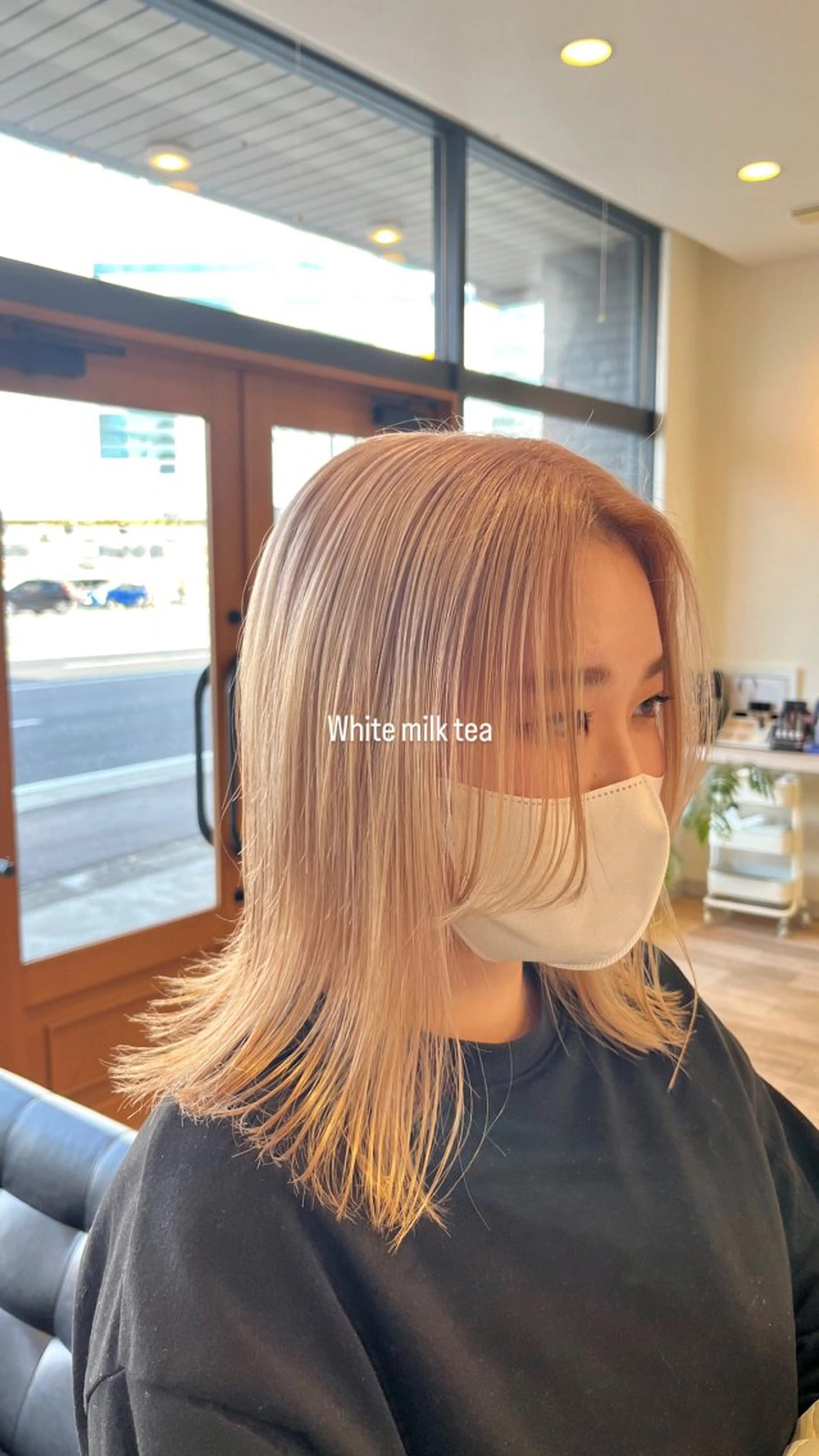 ミディアム カラー ヘアカラー セジールヘアメゾン所属・韓国レイヤー/透明感 カラー🐈曾根高のヘアスタイル