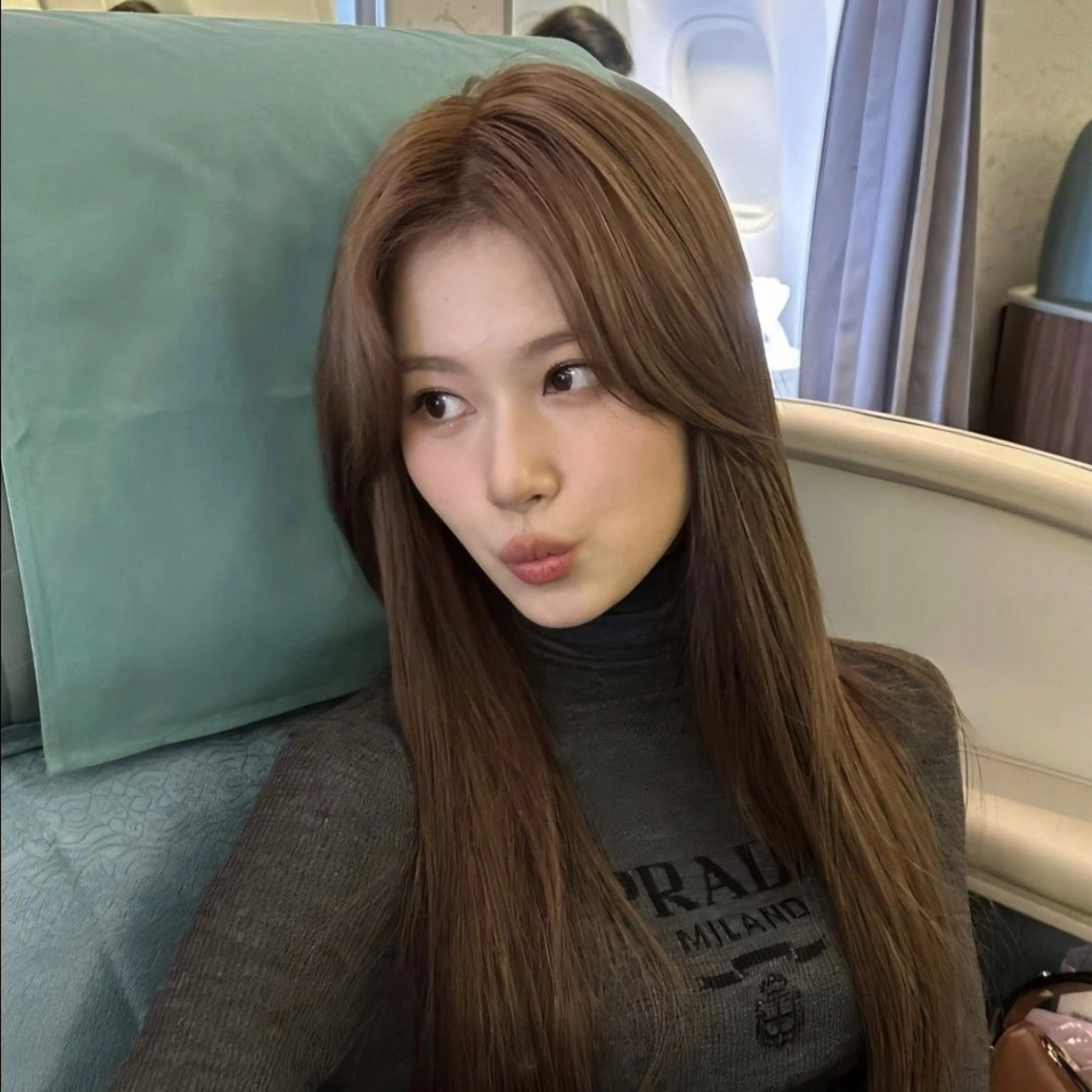 ロング ヘアカラー トリートメント ♡くすみトレンド ♡Rikutoのヘアスタイル