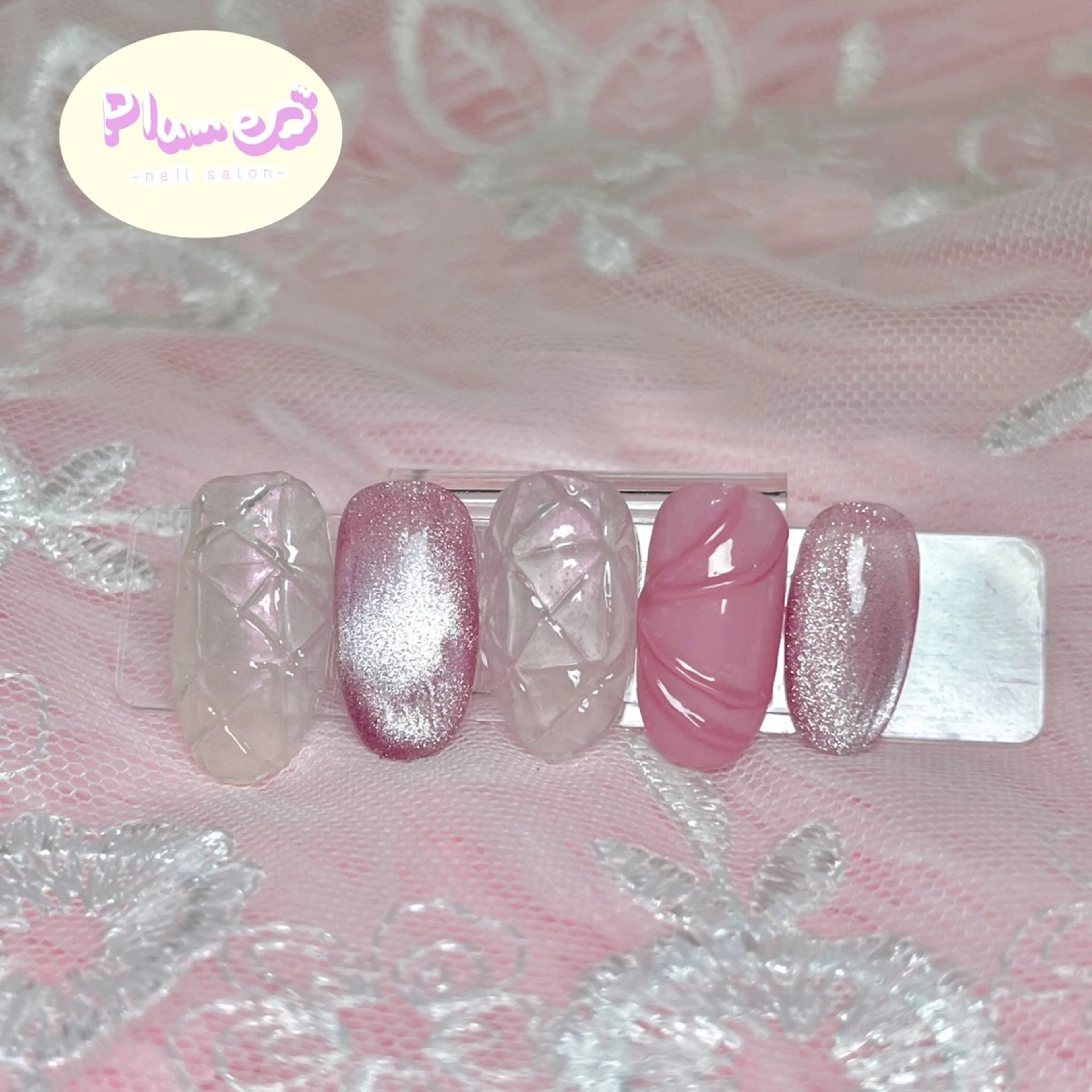 ネイル ハンドネイル plume nail ☆韓国ネイルのネイルデザイン