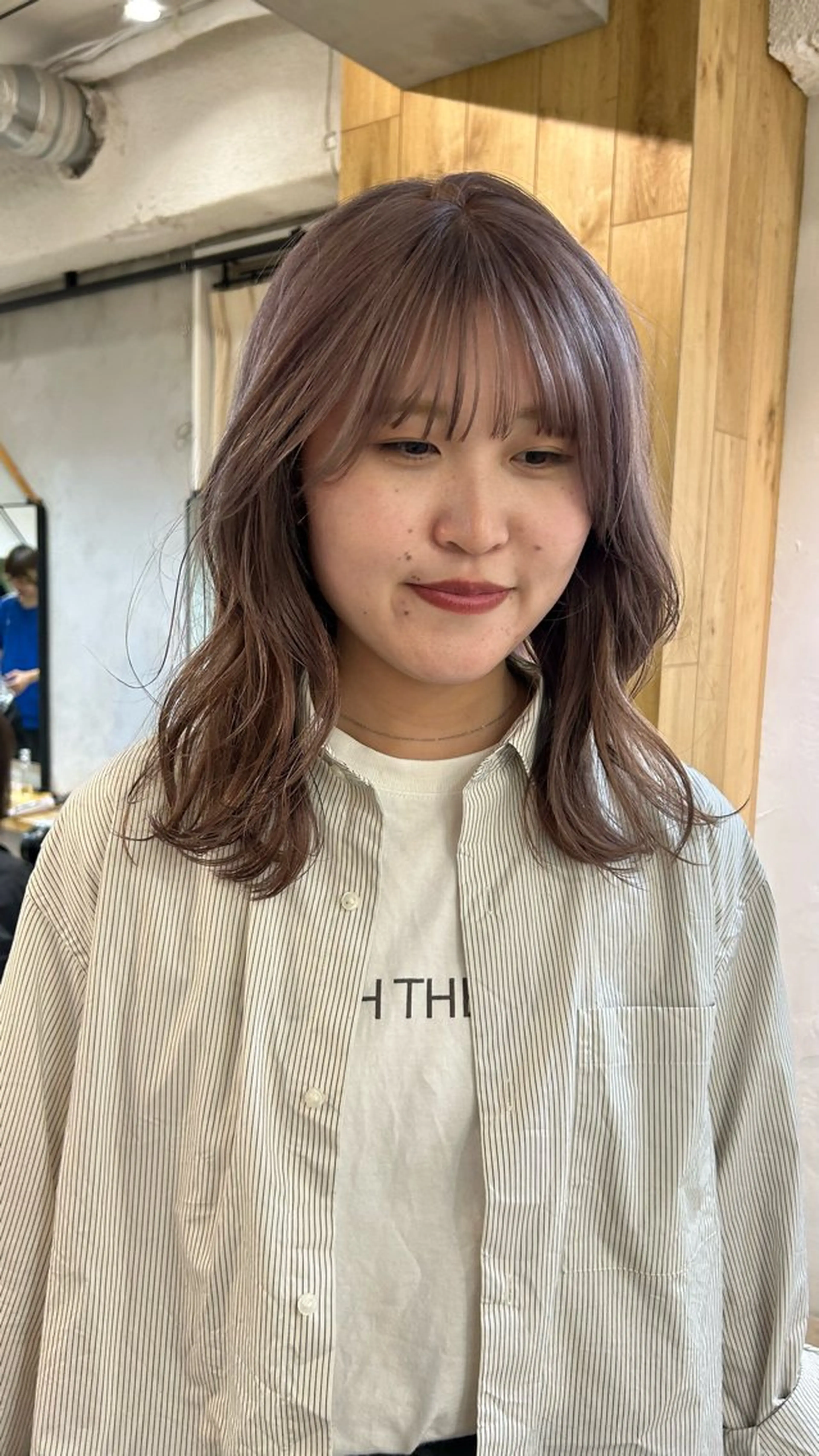 ミディアム カラー ヘアカラー じゅわっと暖色カラー 🍊Moemiのヘアスタイル