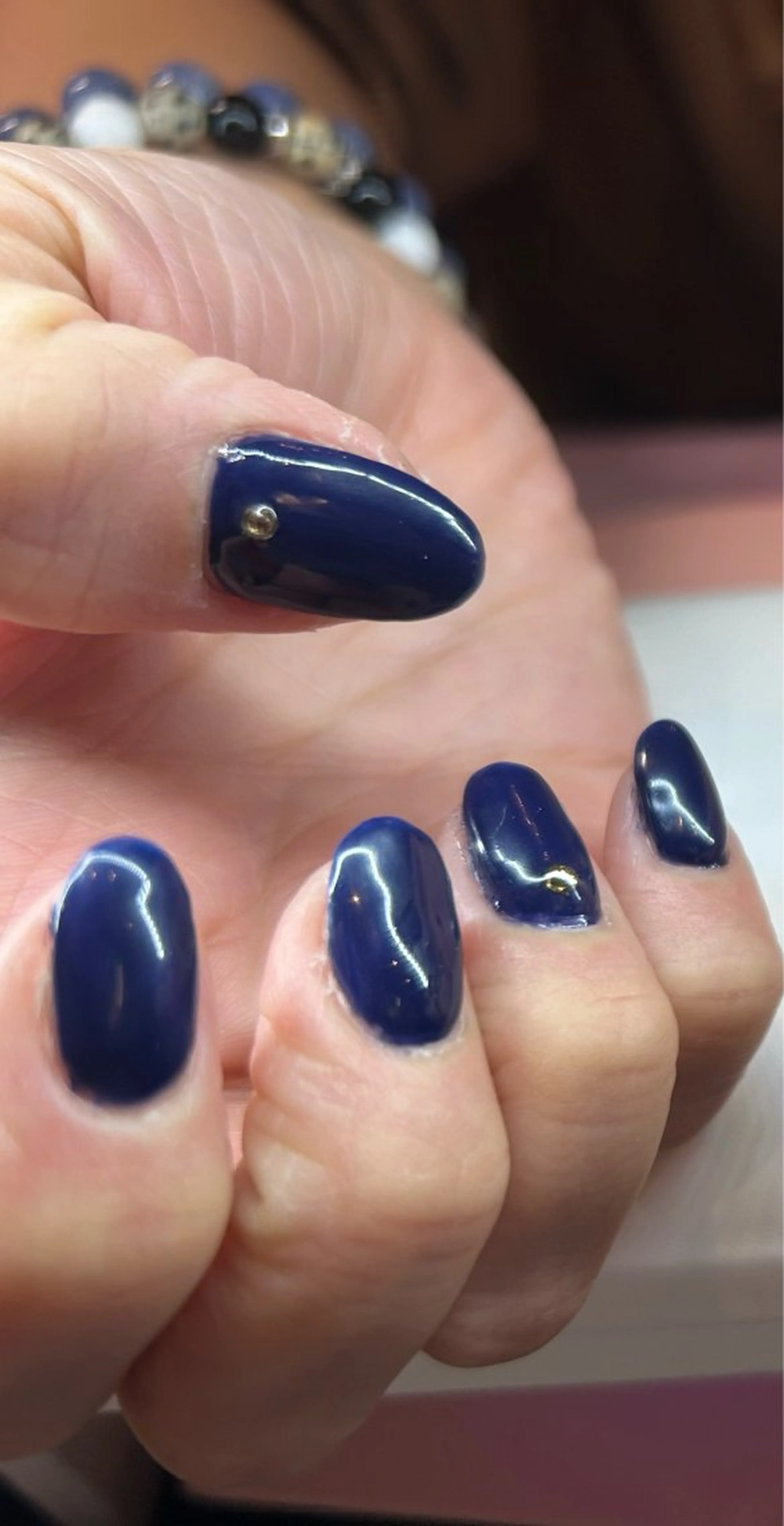 ハンドネイル ワンカラーの写真