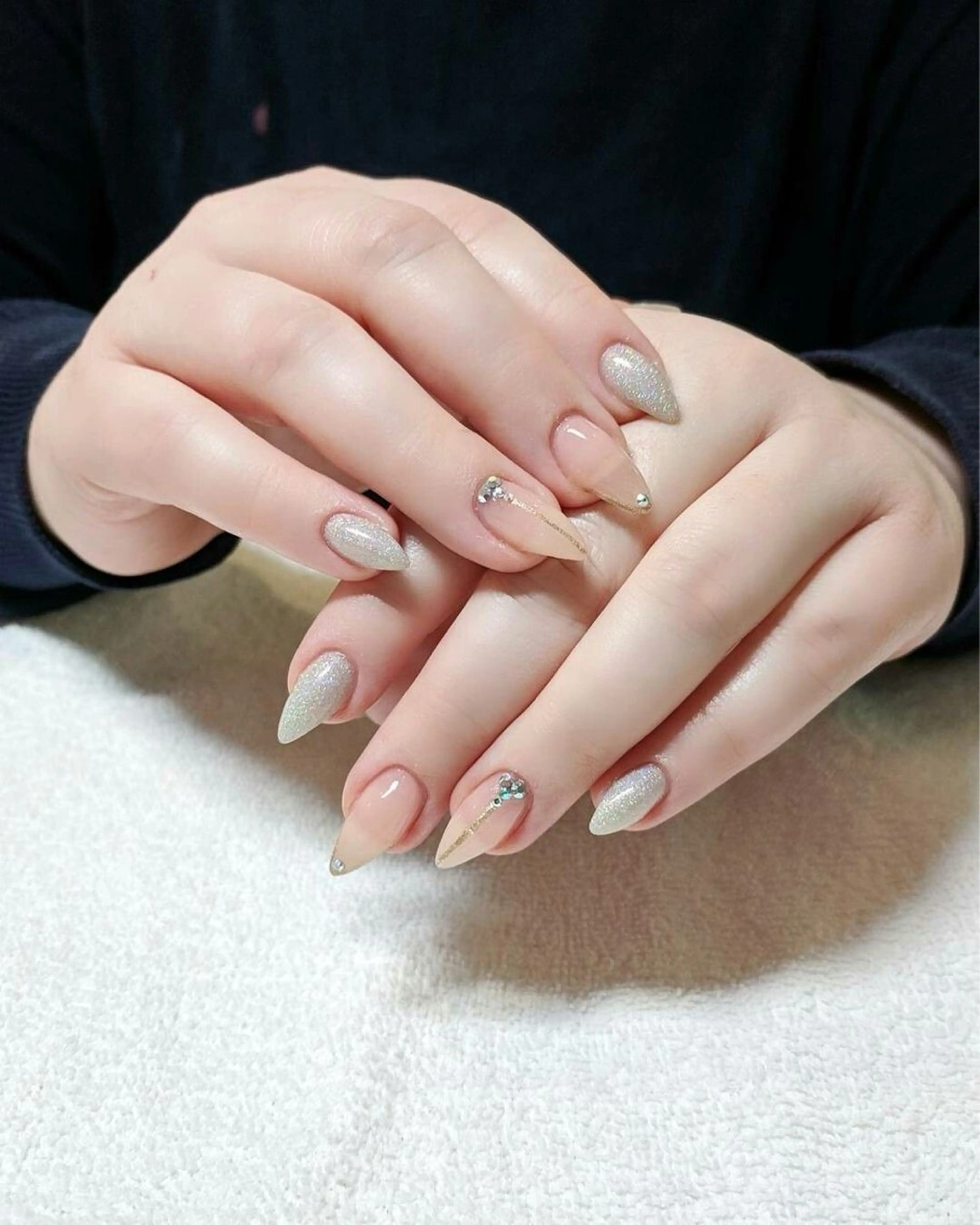 ネイル 韓国ネイル 持ち込み ネイルチップ ハンドネイル EMI ANA.CHUOのネイルデザイン