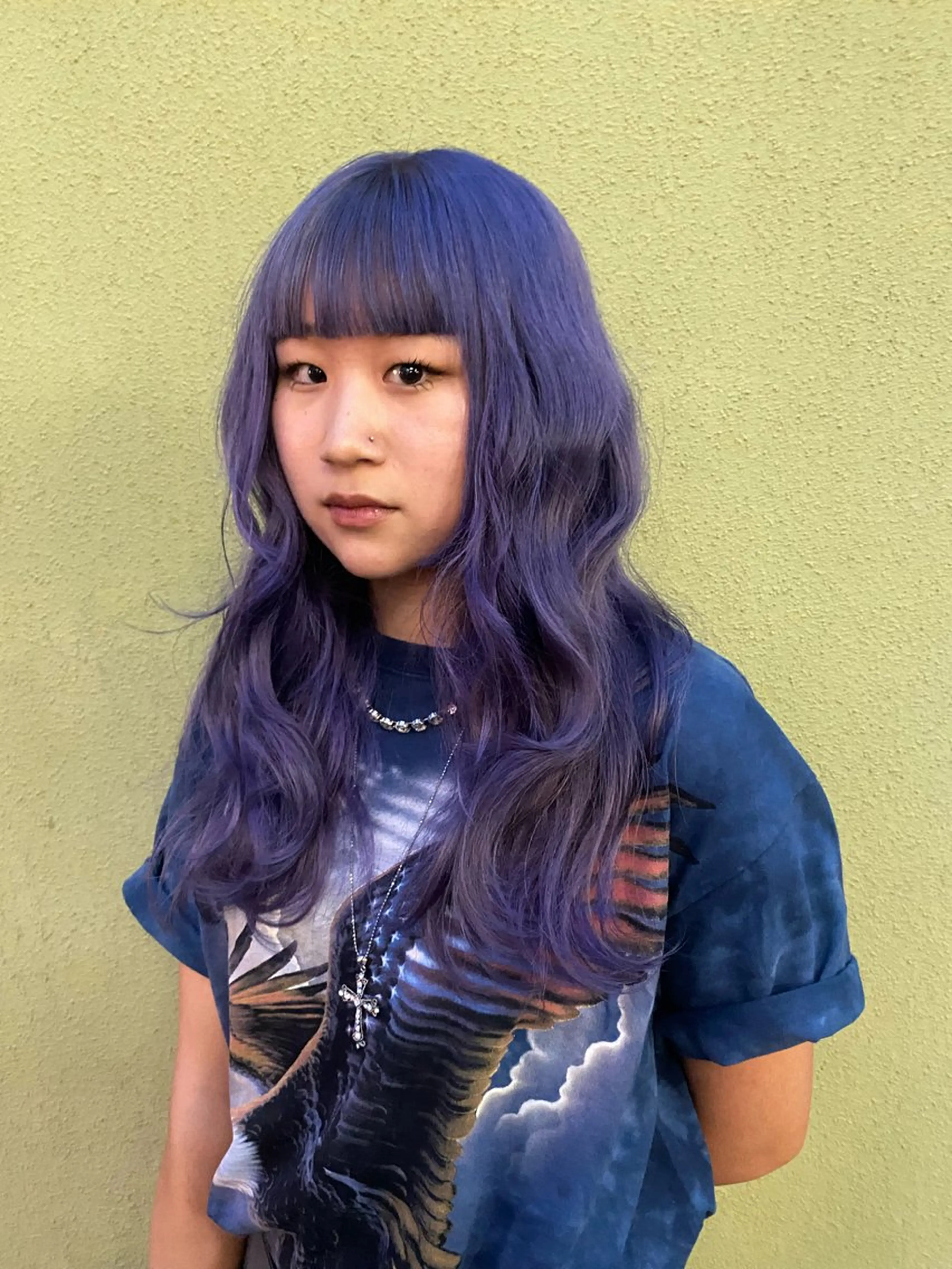 ロング カラー ヘアアレンジ ヘアカラー @kyoniyy KYONIのヘアスタイル