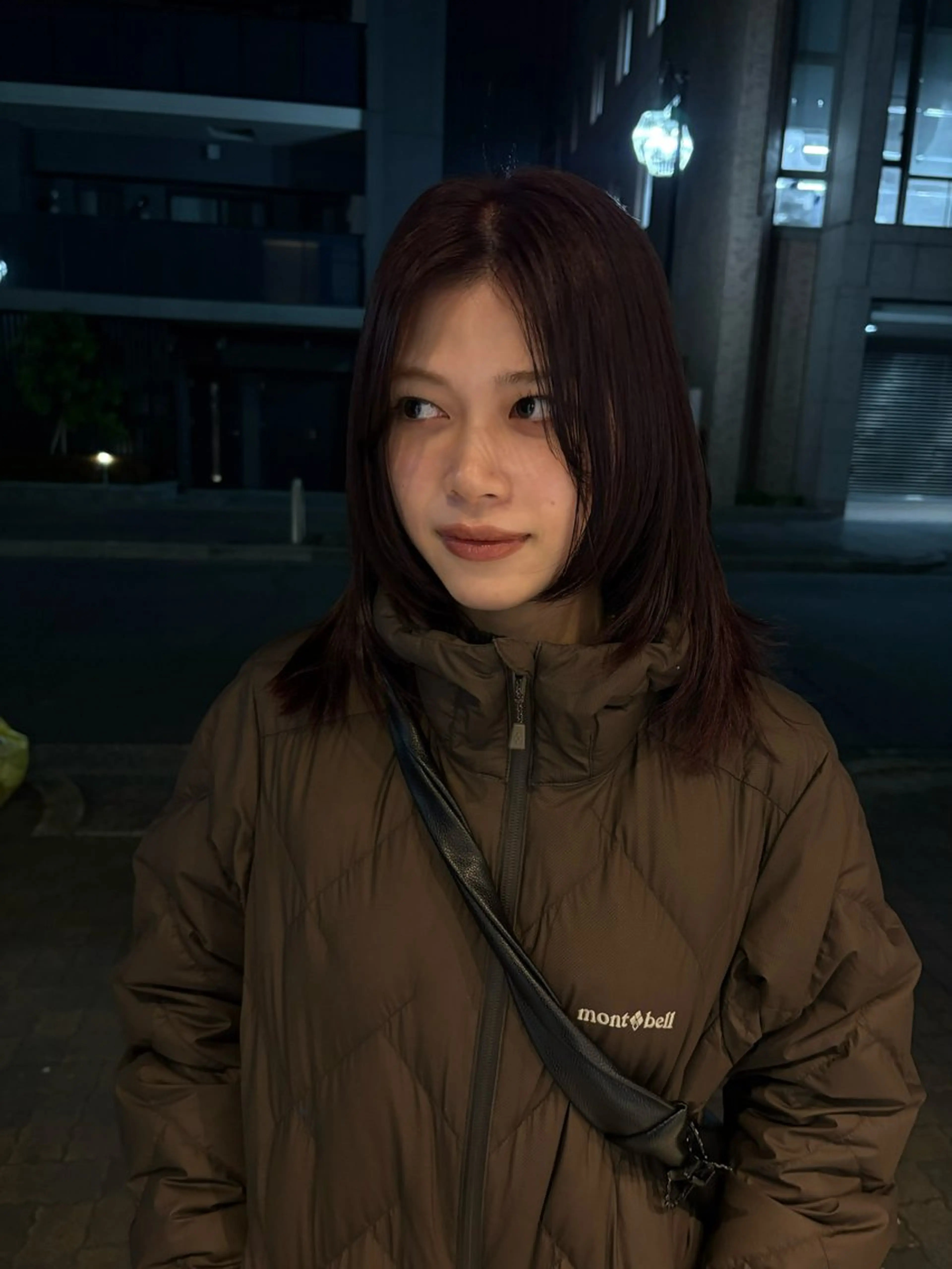 ミディアム ヘアカラー 船越 愛のヘアスタイル