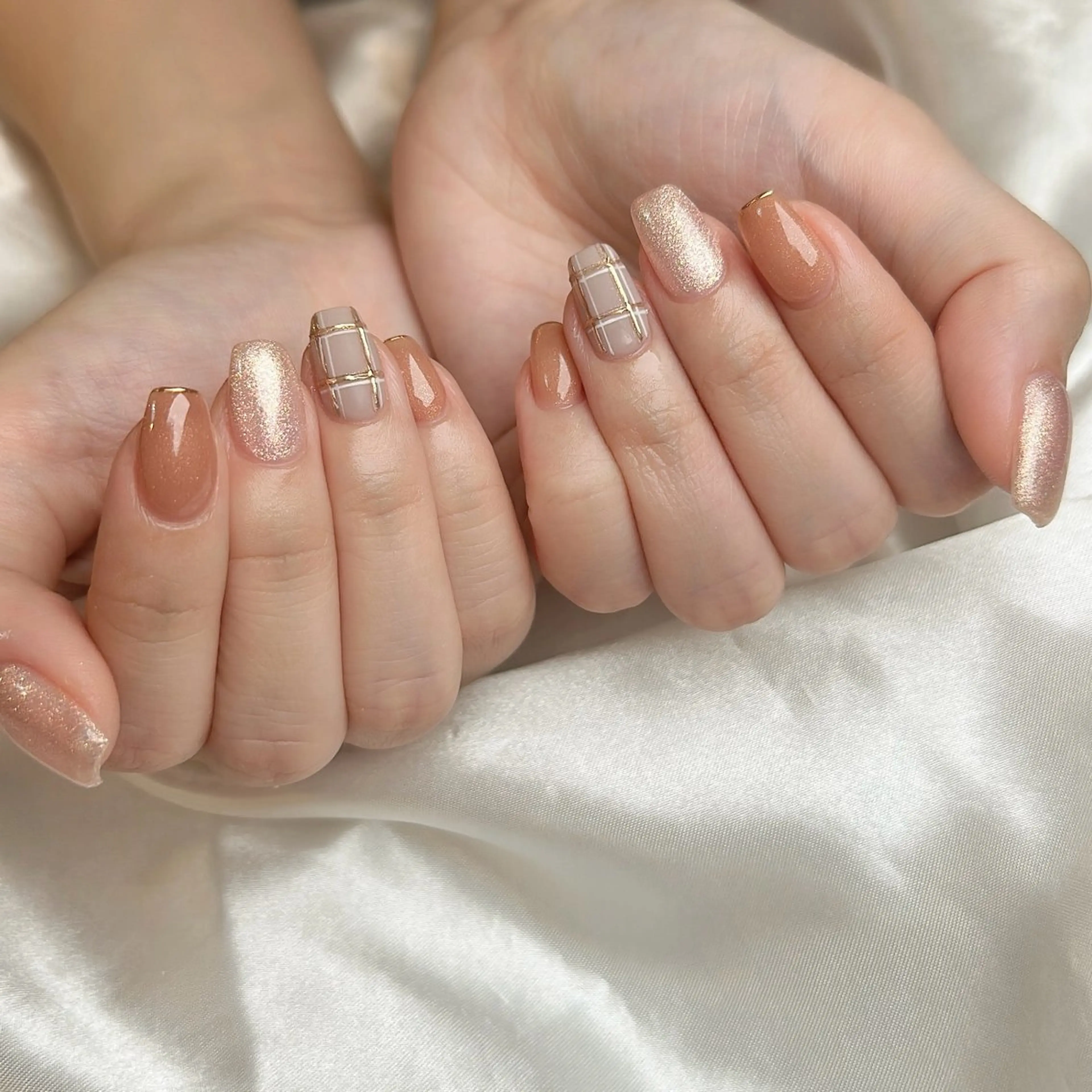 ネイル オフィスネイル シンプルネイル nailsalon LILi third.所属・Yukino .のネイルデザイン