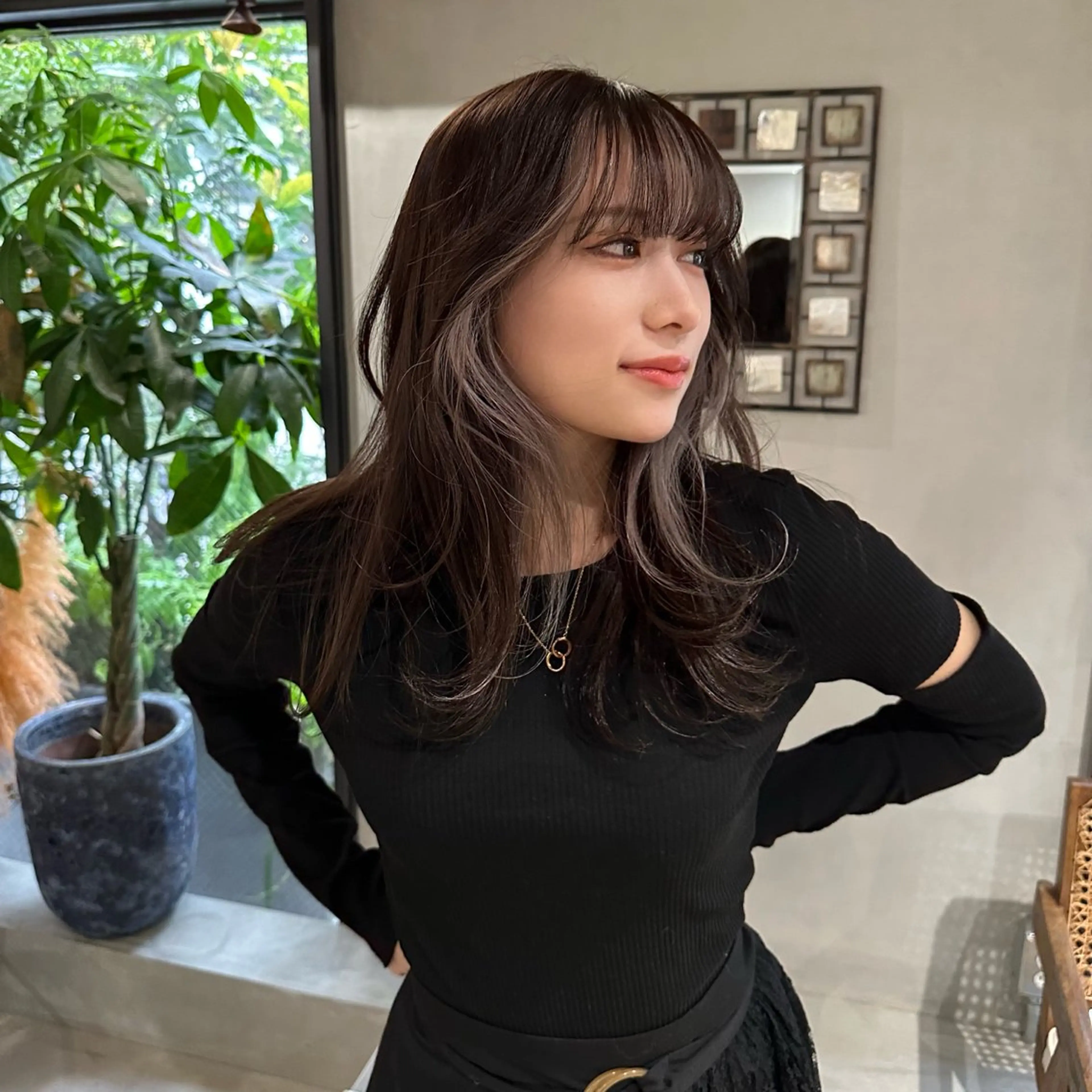 セミロング カラー ヘアカラー トリートメント go today原宿vita所属・✨艶カラー美容師✨ リュウトのヘアスタイル