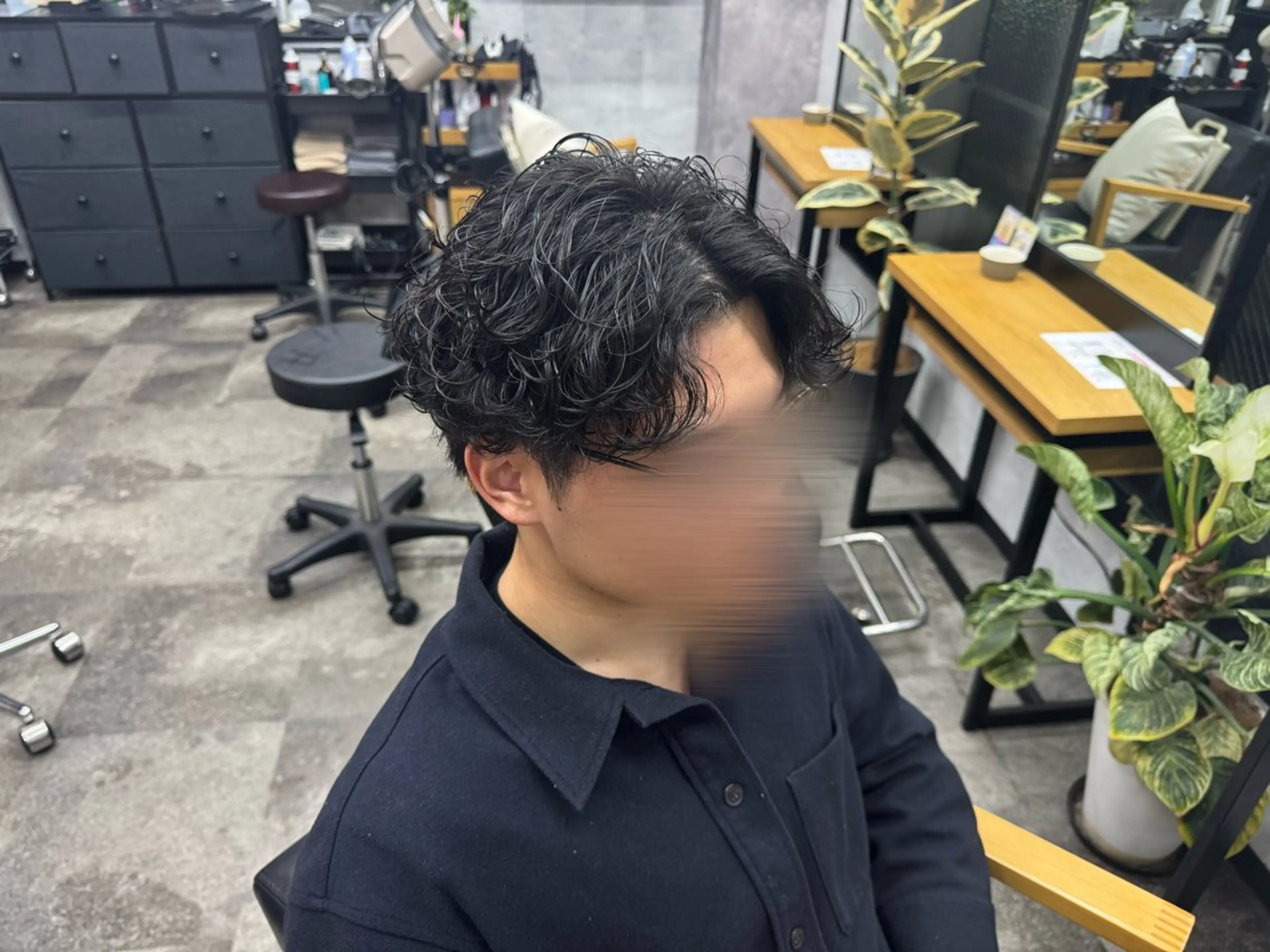 【2回目以降】メンズカット+パーマ【平日限定特別メニュー✨️】の写真