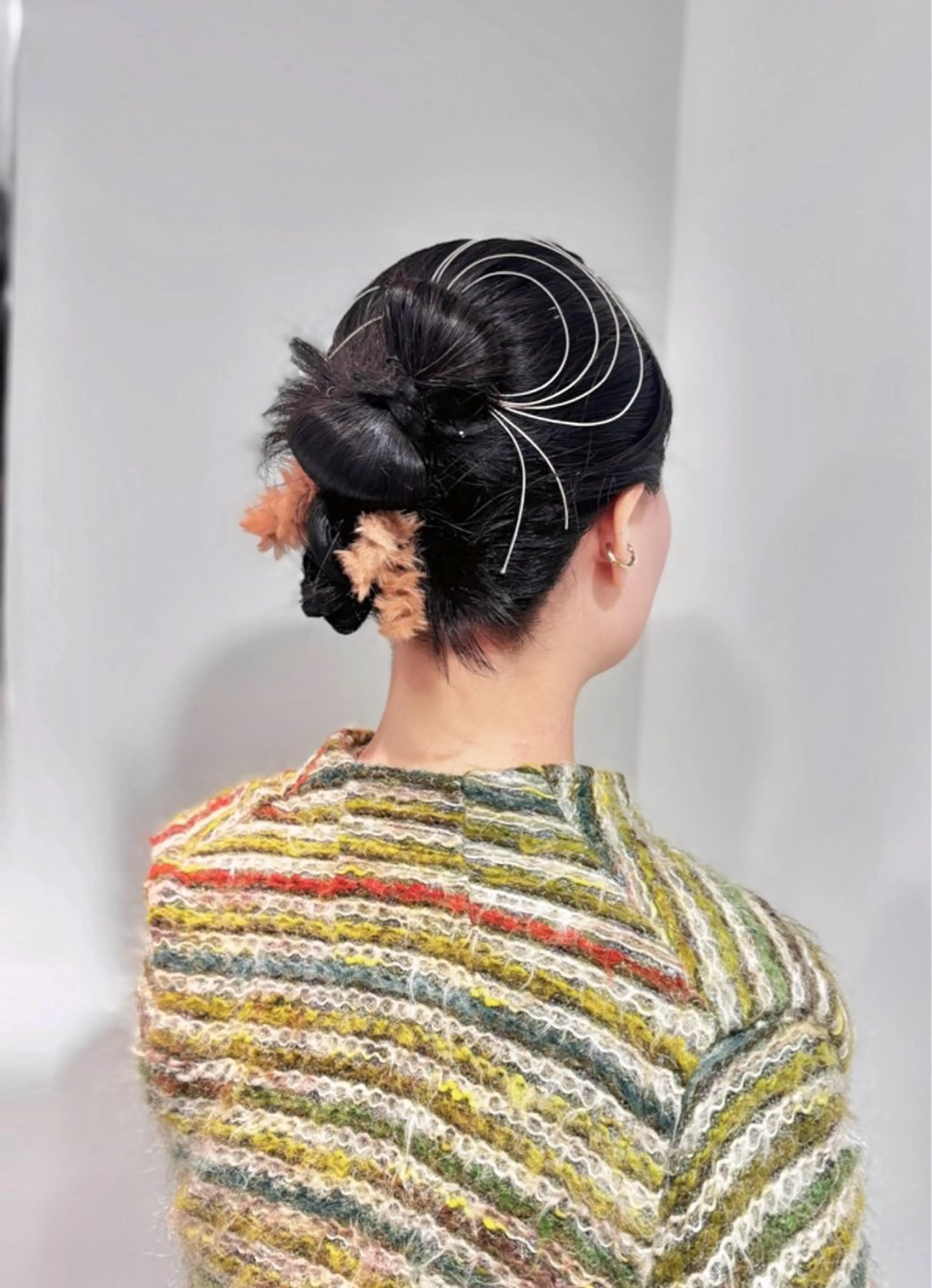 セミロング 卒業式のヘアスタイル ヘアセット 白土 さくらのヘアスタイル