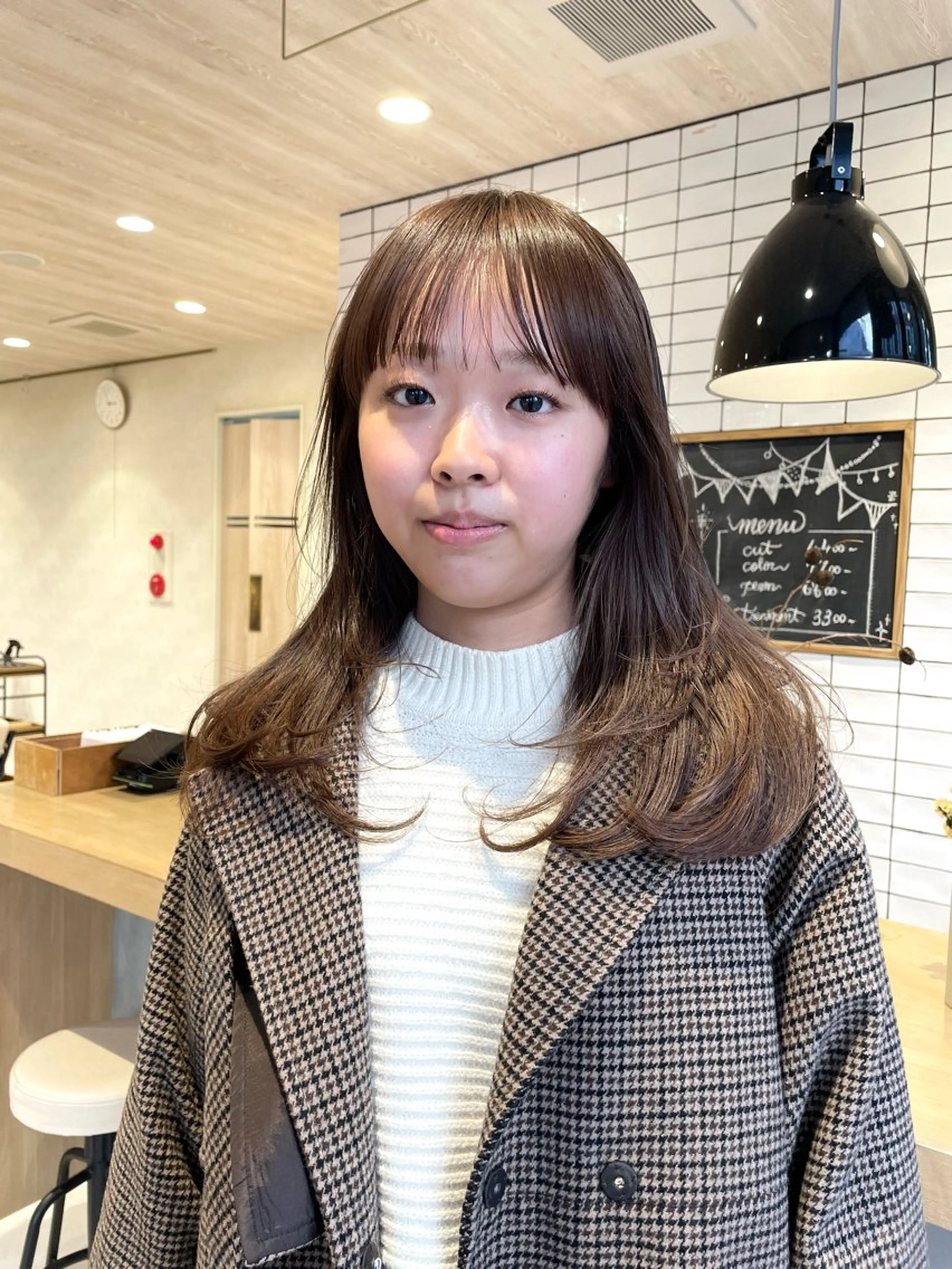 セミロング カット ヘアカラー トリートメント haru/レイヤー/ ウルフのヘアスタイル