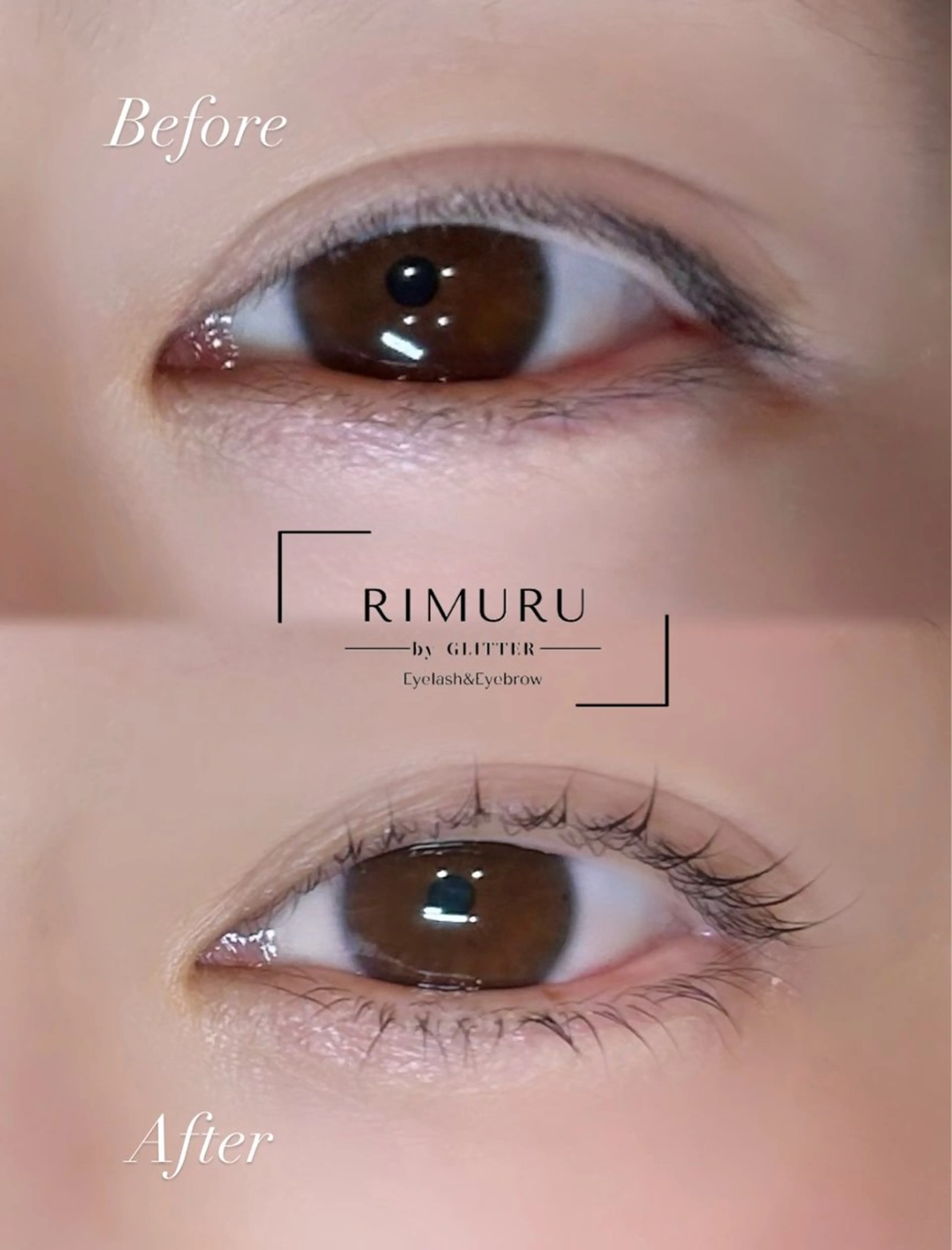 マツエク・マツパ 下まつげエクステ 一重×まつ毛パーマ 💖大信綾音 まつパ・アイブロウ⟡のマツエク・マツパデザイン