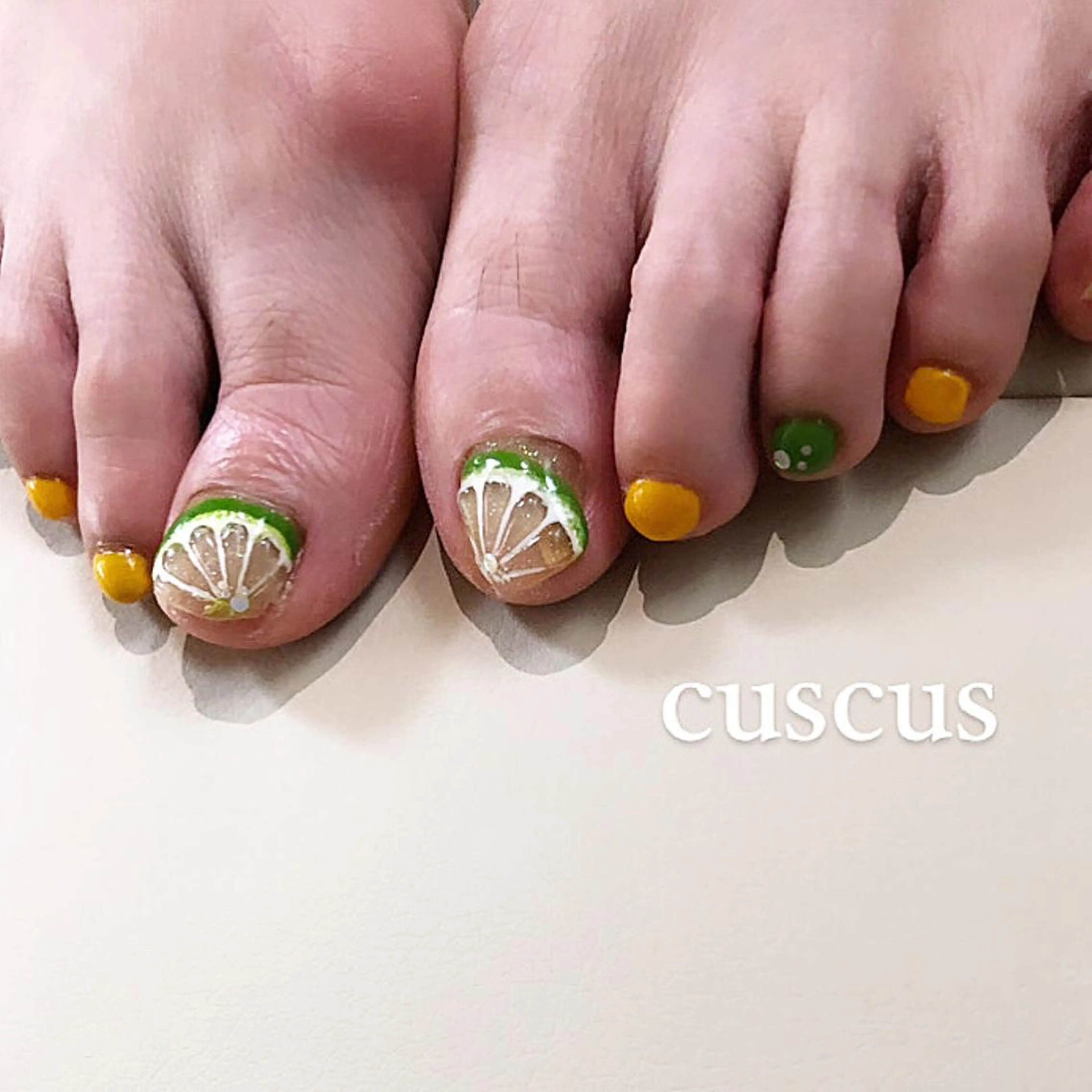 ネイル フットネイル ＣＵＳＣＵＳ …ｔ.akiのネイルデザイン