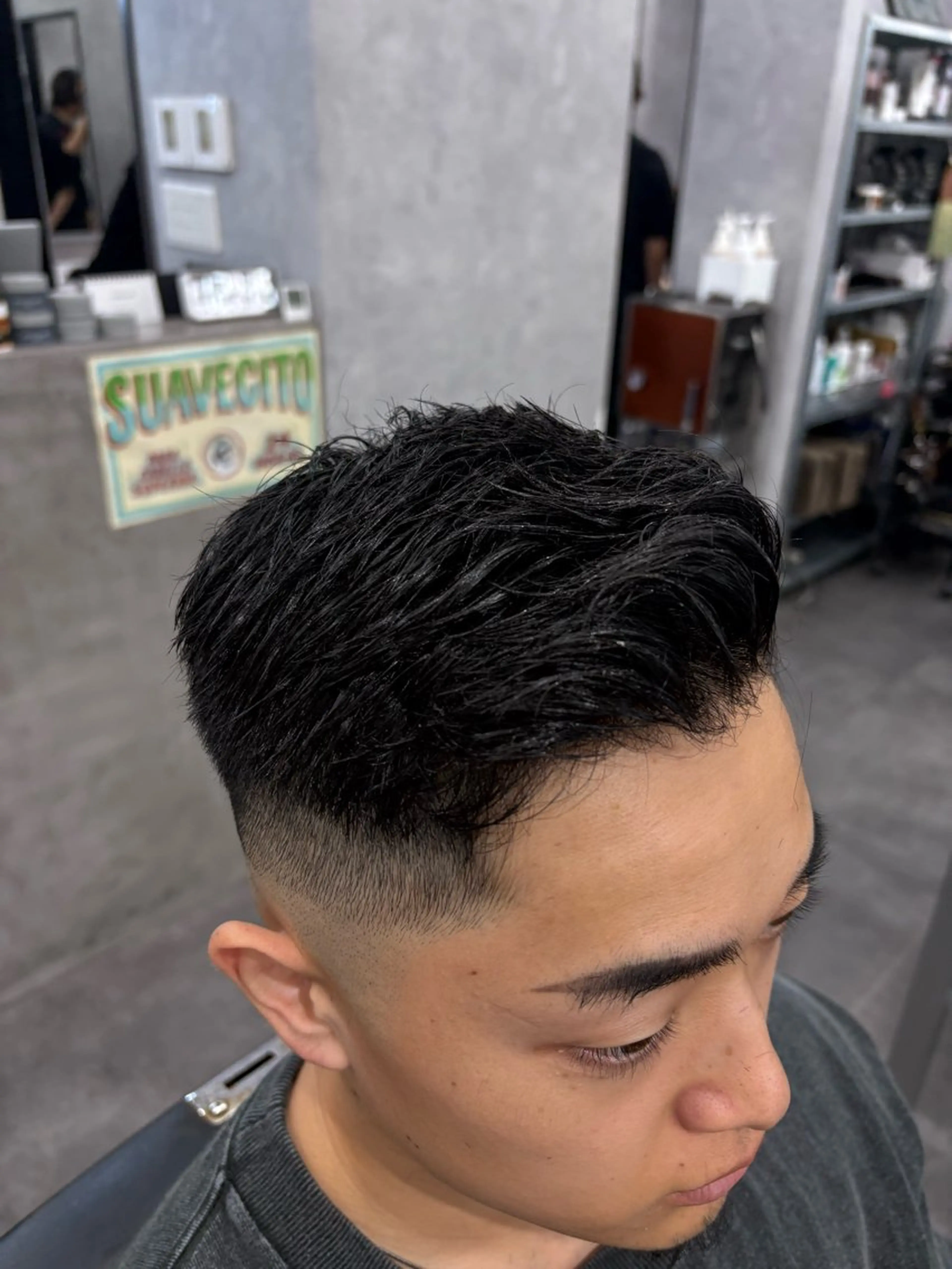 ショート メンズ カット パーマ CUCUMBER所属・本間 颯太のヘアスタイル