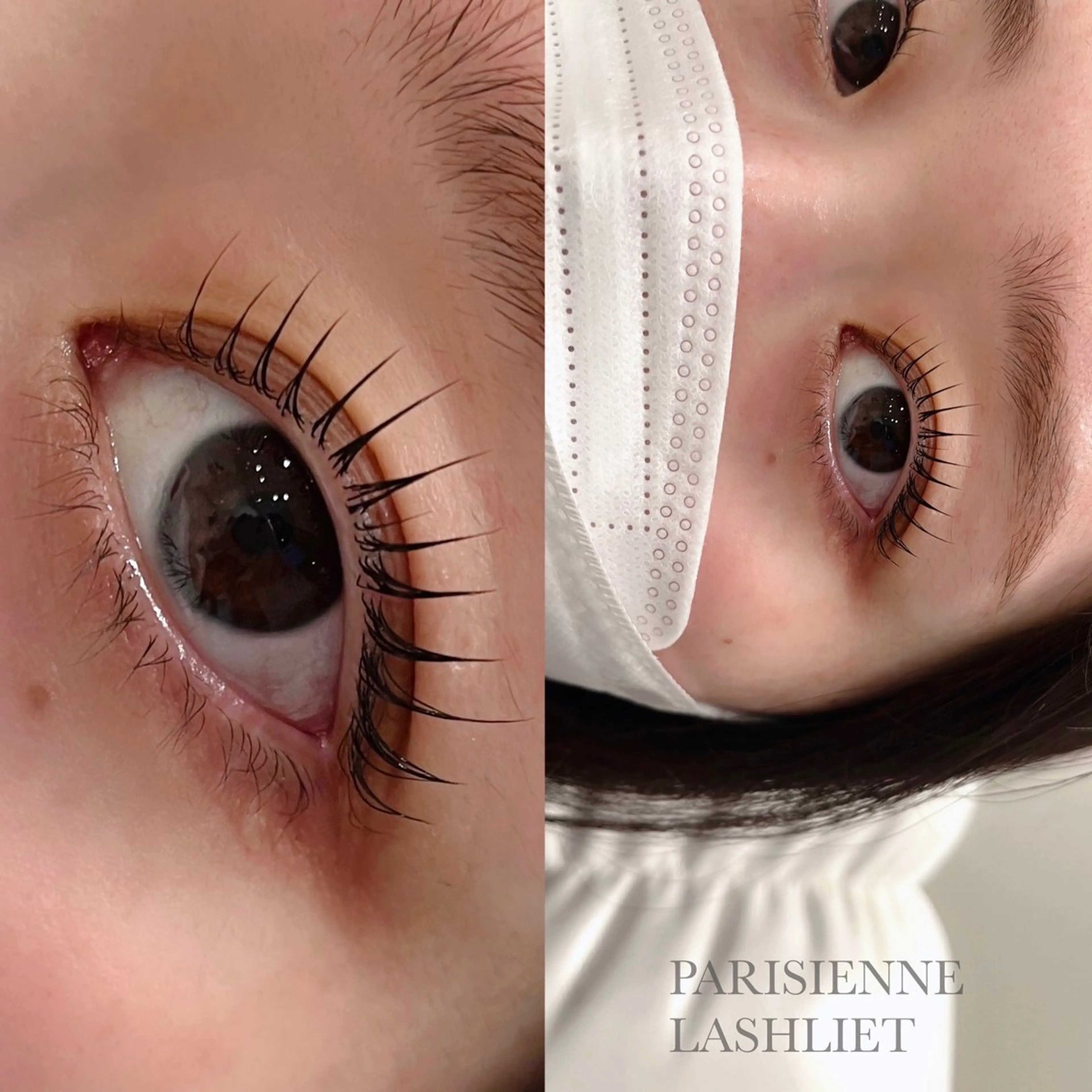 マツエク・マツパ パリジェンヌラッシュリフト マツパ LOWE / Chiakiのマツエク・マツパデザイン