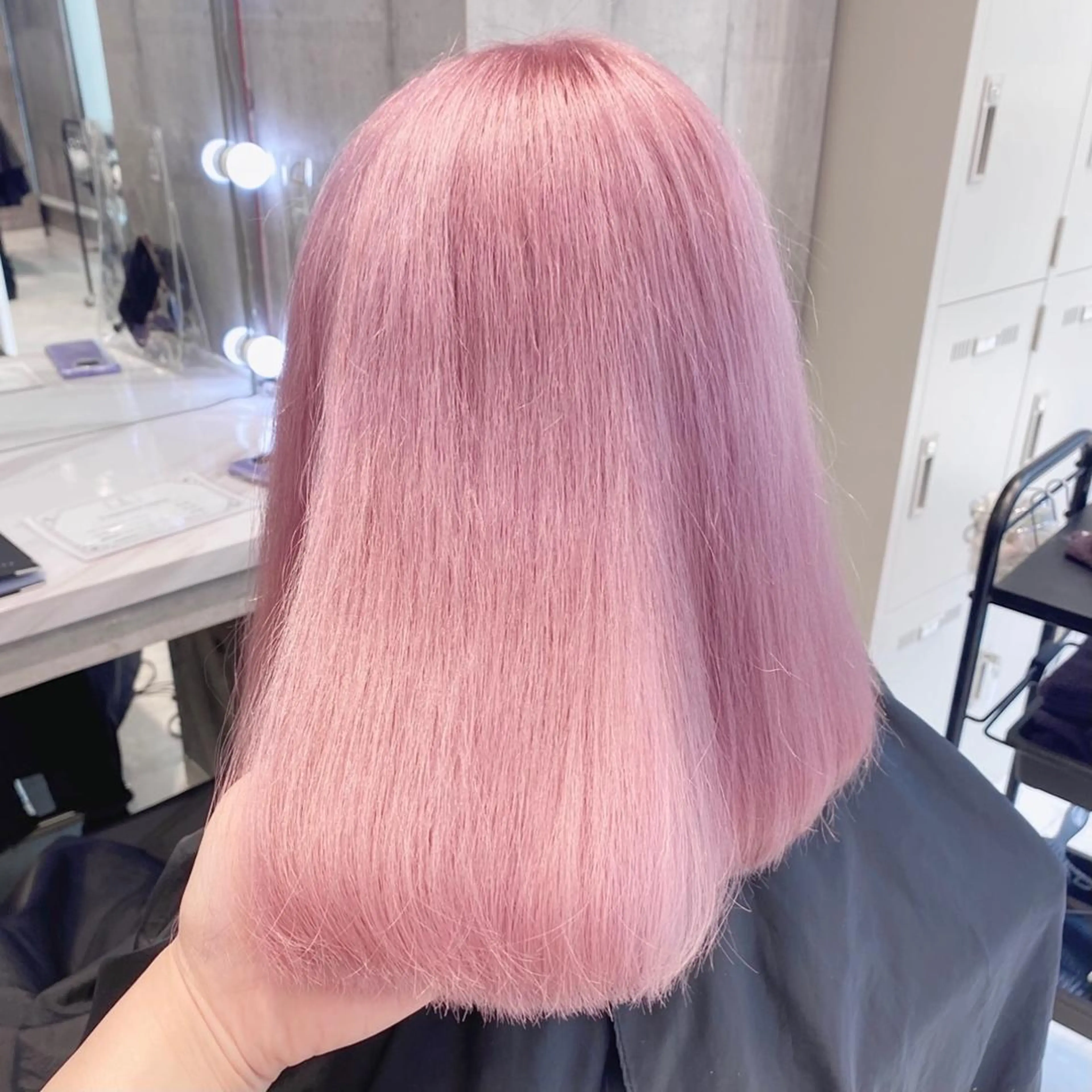 ミディアム カラー ヘアアレンジ メンズ キッズ お悩み解決美容師 💐AMIのヘアスタイル