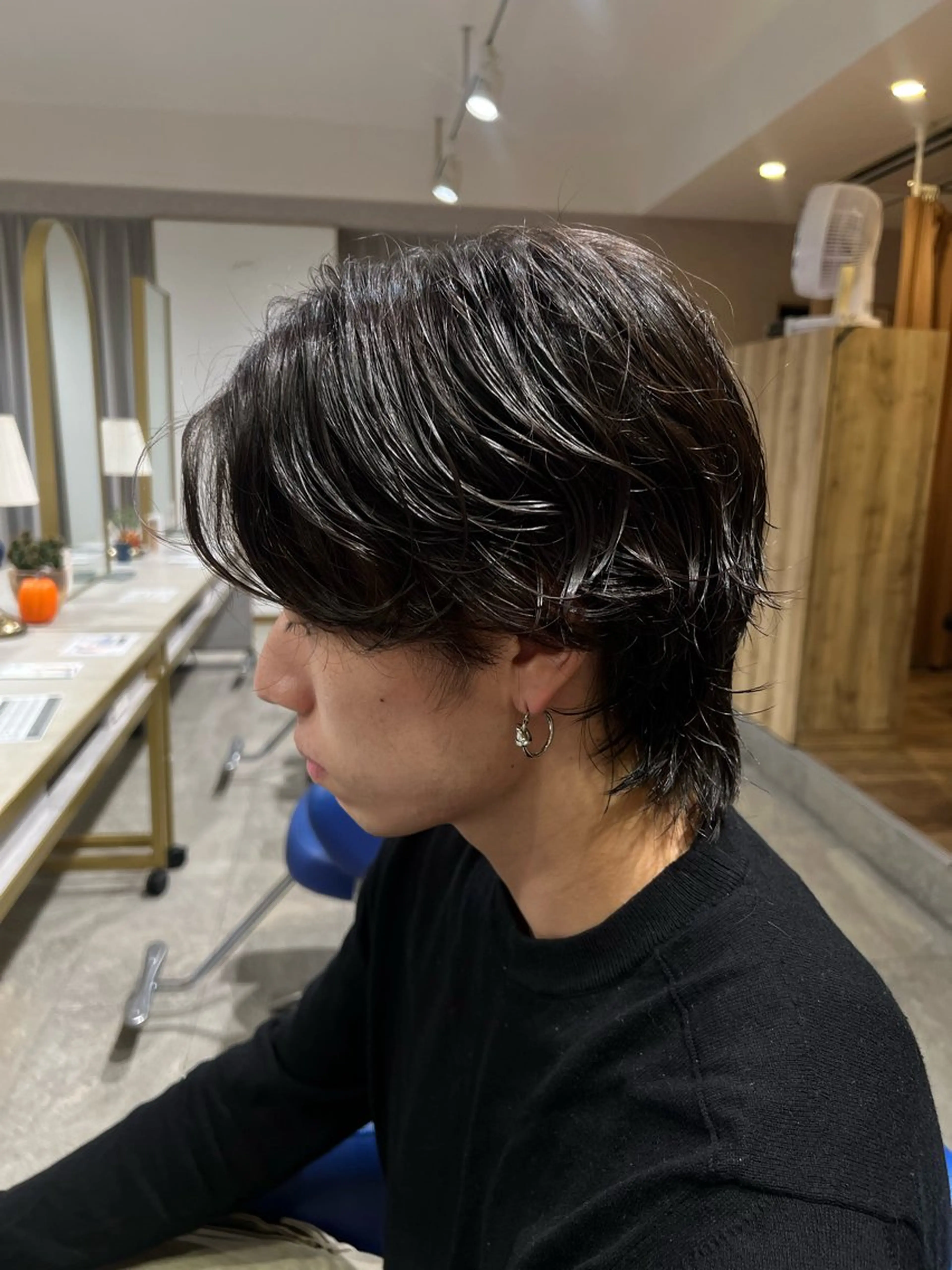 パーマ メンズ メンズ韓国風 メンズパーマ ニュアンスパーマ letter by novel 大野のヘアスタイル