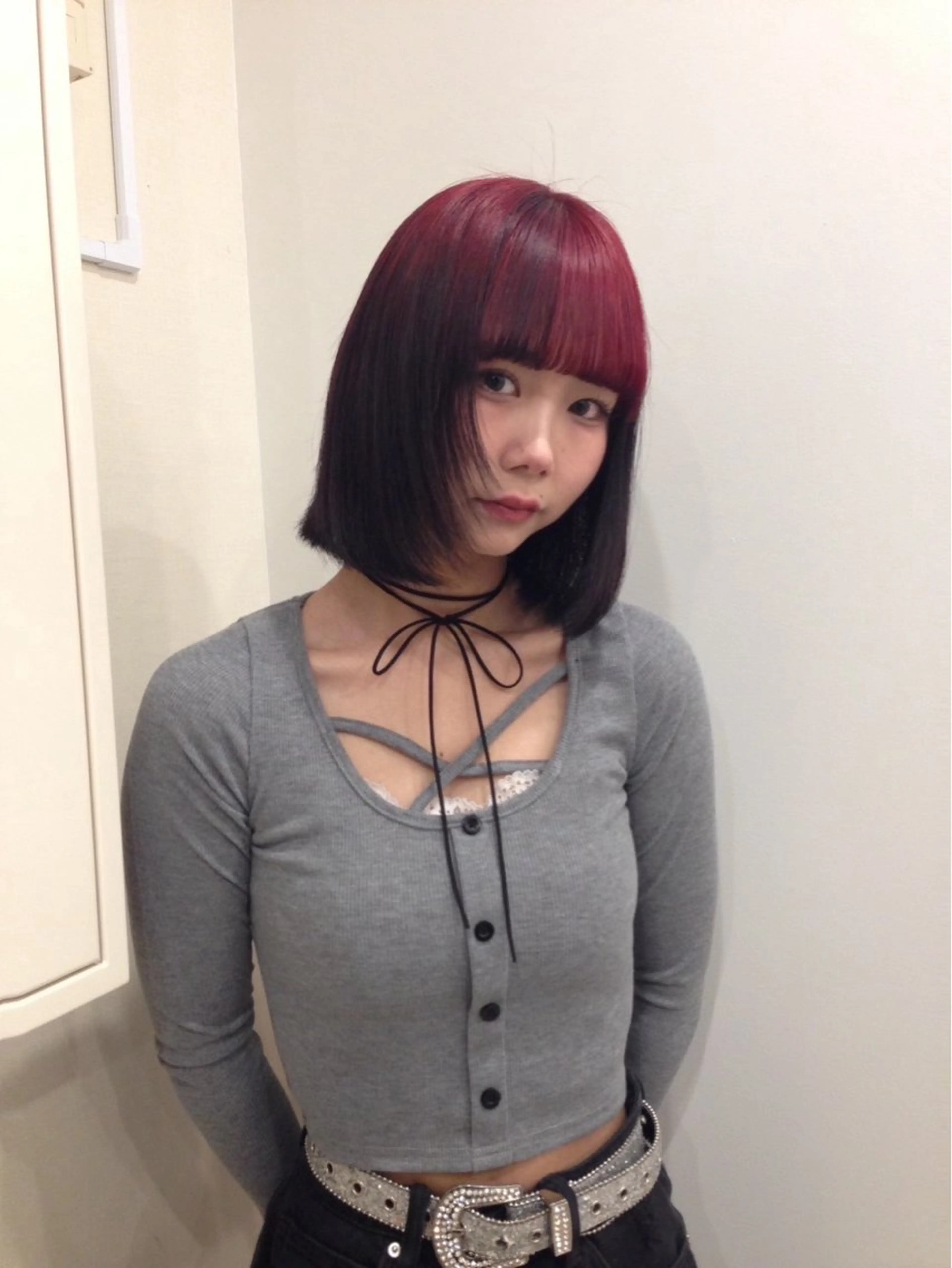 ショート カラー 艶カラー/マツエク 💖aika💖のヘアスタイル