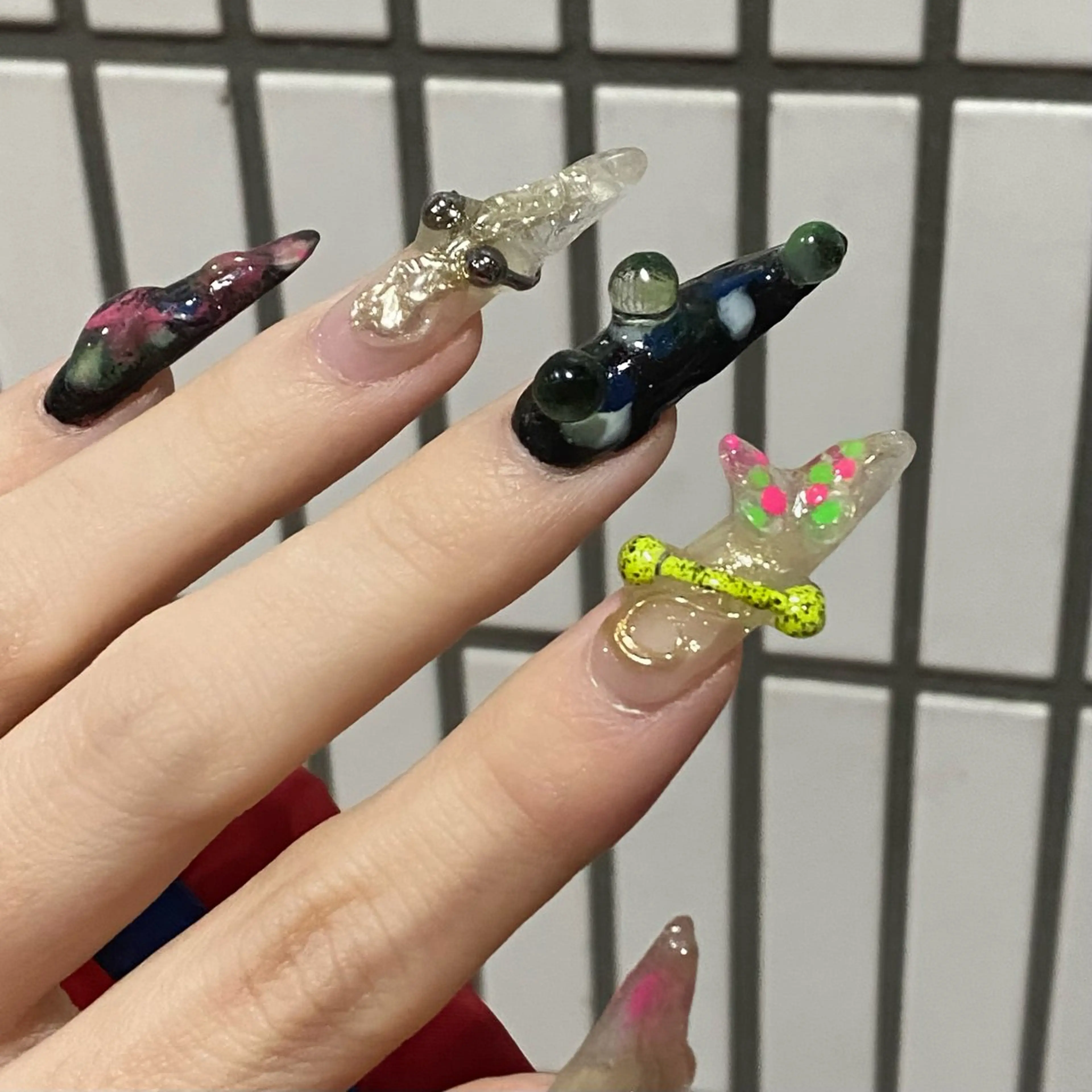 ネイル nano/きもかわ nail🐬🫧のネイルデザイン