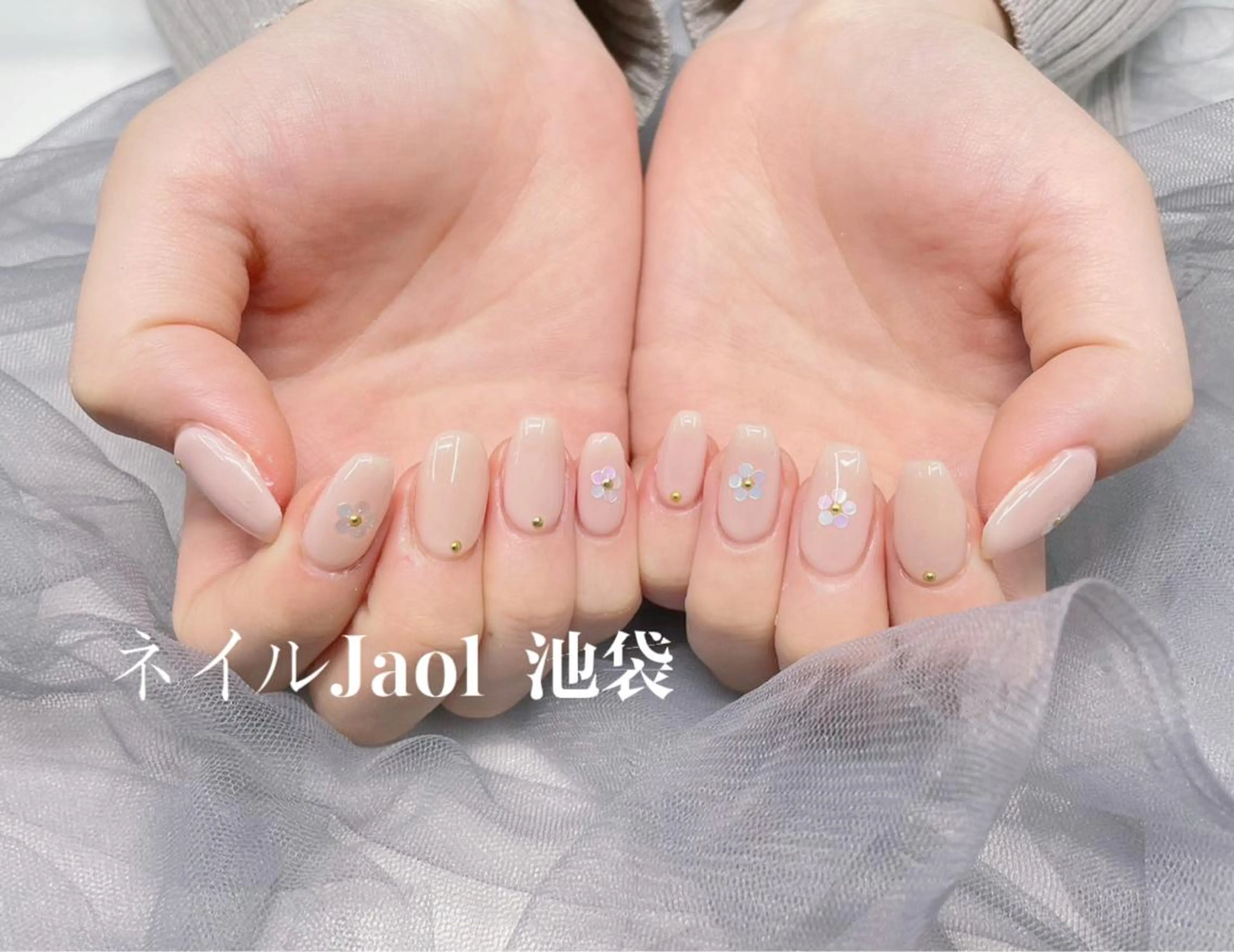 ミディアム ハンドネイル nail jaol池袋店所属・ネイルJaol 池袋のネイルデザイン