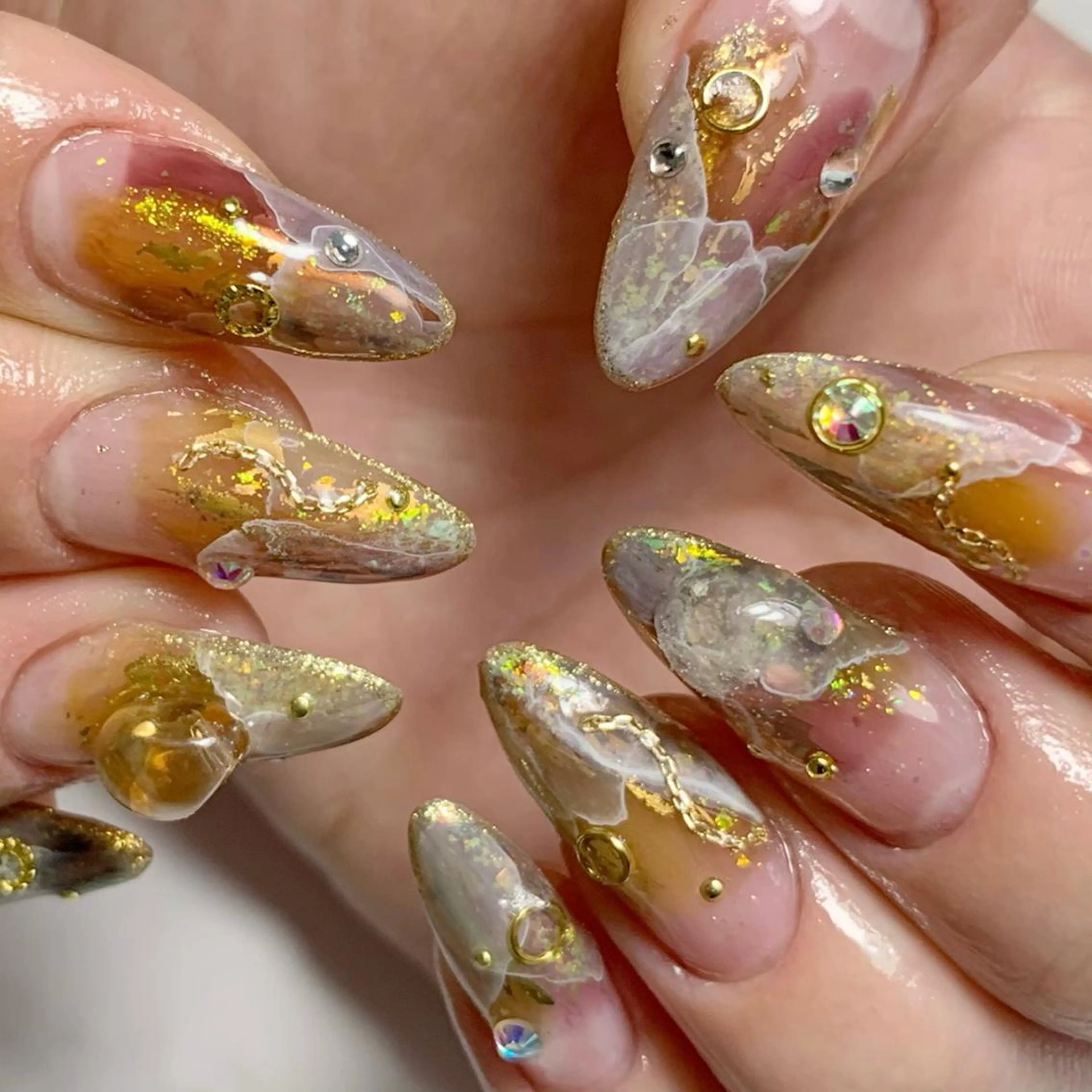 ロング -yuu-所属・Lino ﾟのネイルデザイン