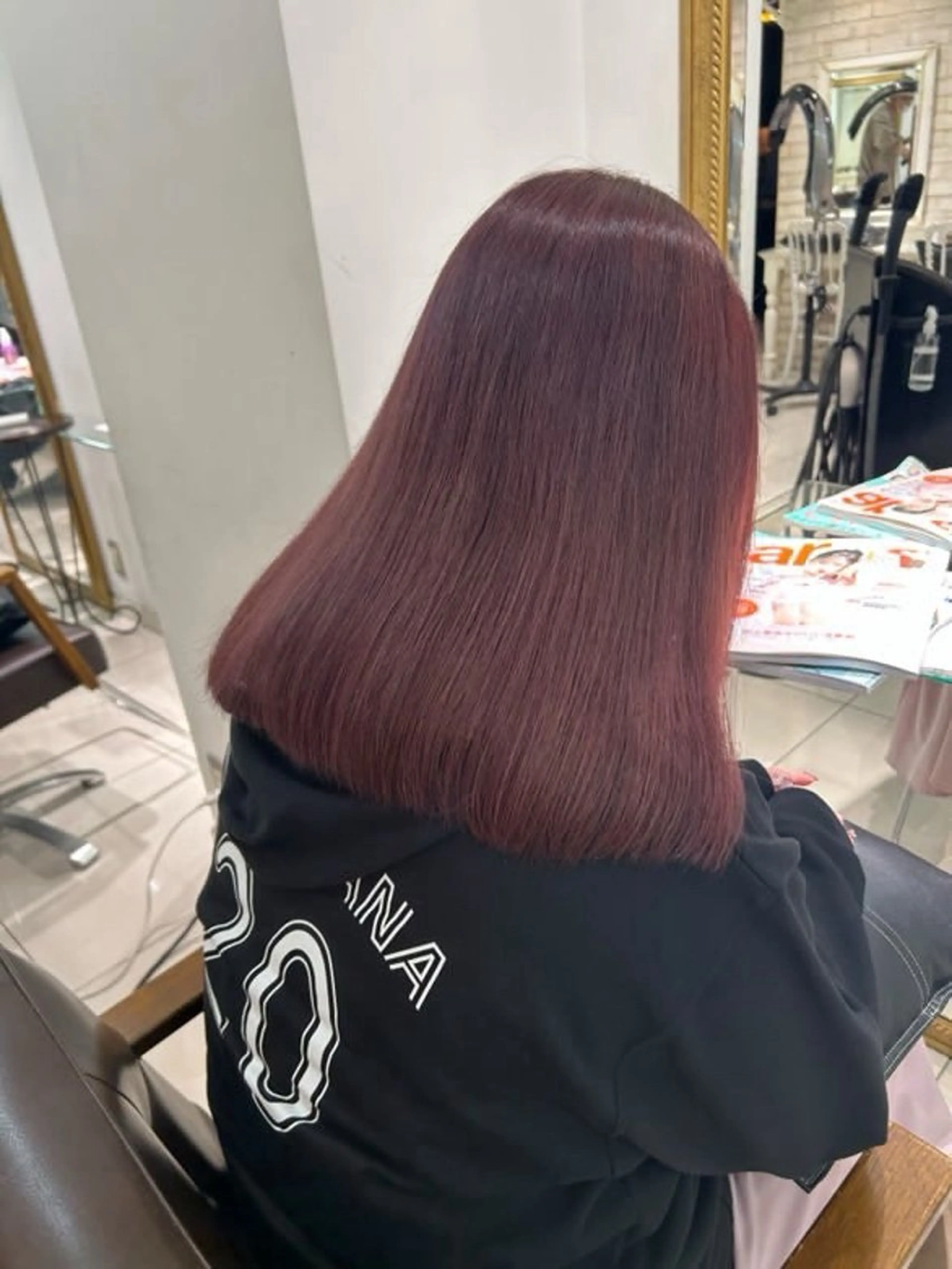 ミディアム ヘアカラー トリートメント 縮毛・髪質改善🩰 mai🐰ྀི🤍のヘアスタイル