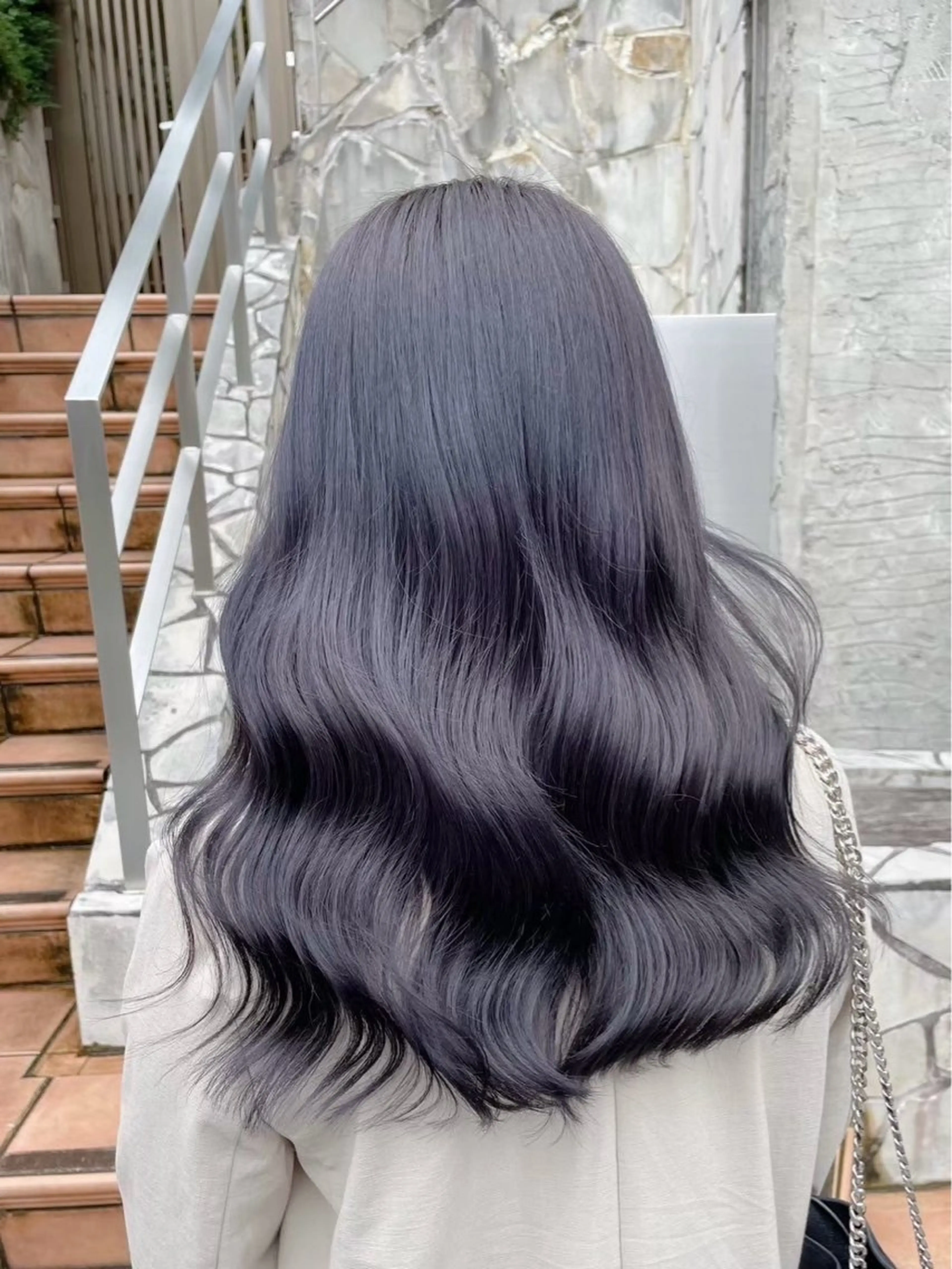 ロング カラー ヘアアレンジ メンズハイトーン /RYUUKI✨のヘアスタイル