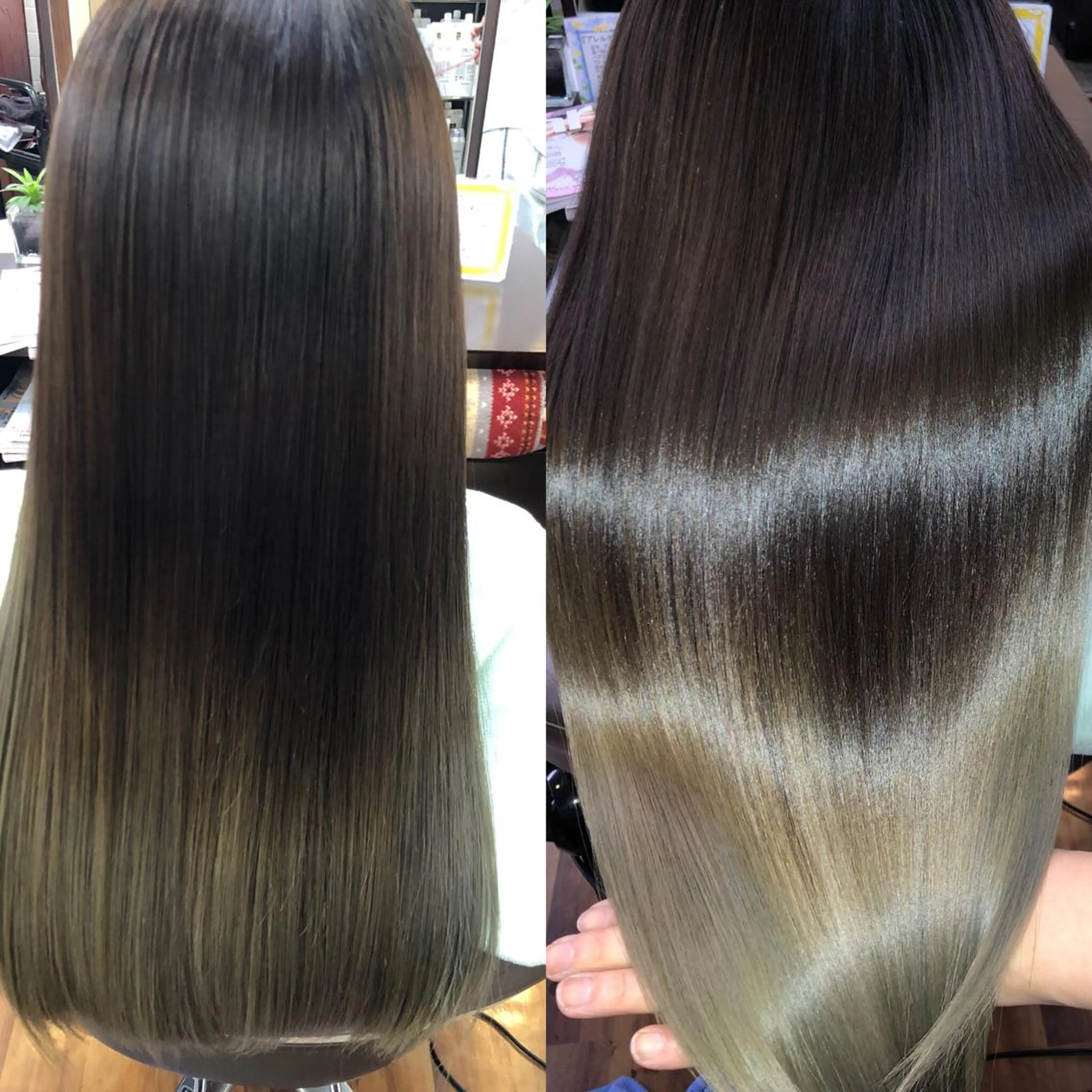 美髪チャージ　ツヤ髪！髪質改善プレミアムカラーエステPr、カット 15900→11980の写真