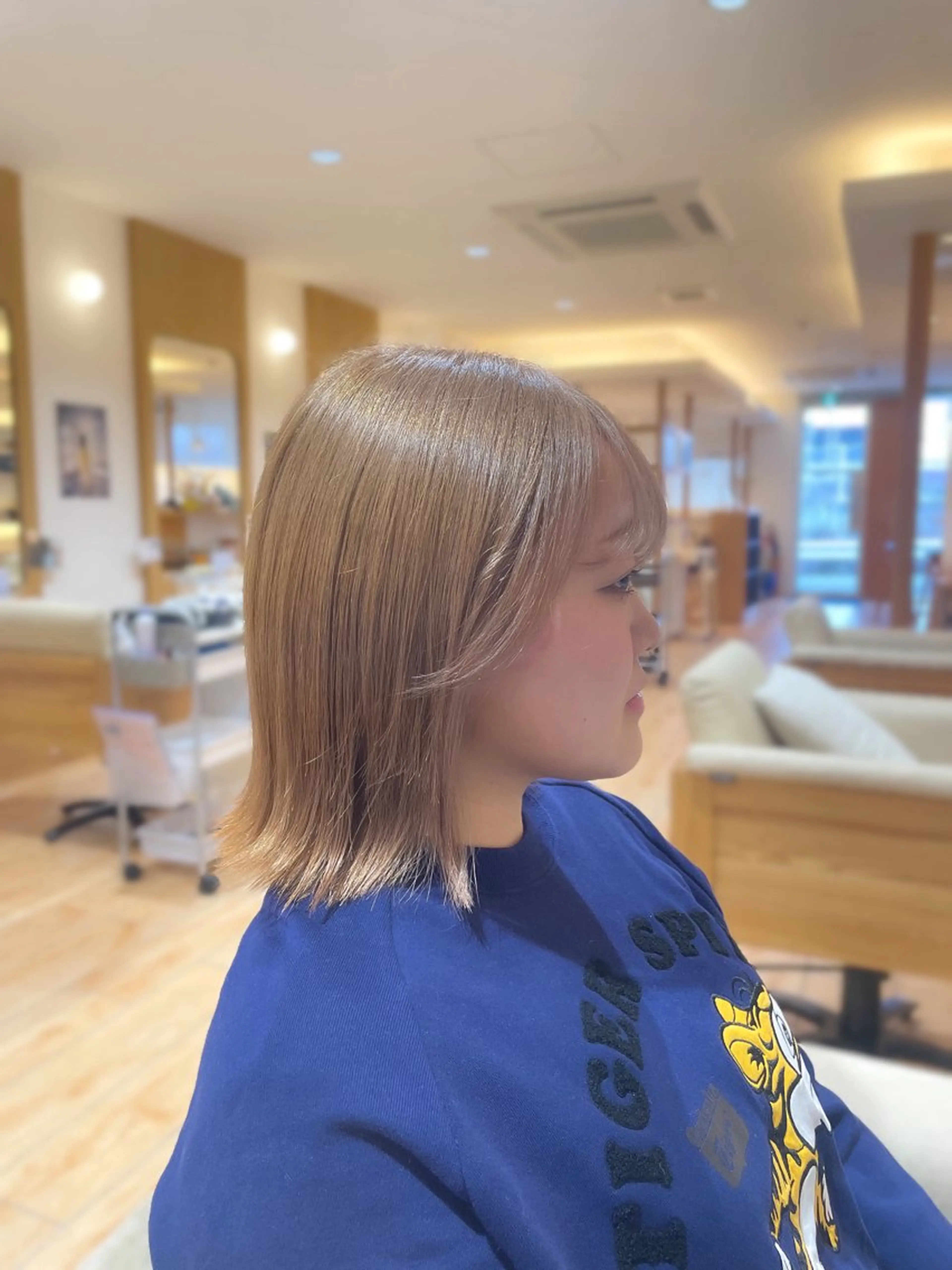 ミディアム カラー 山本ゆう/champ /瓢箪山美容室のヘアスタイル