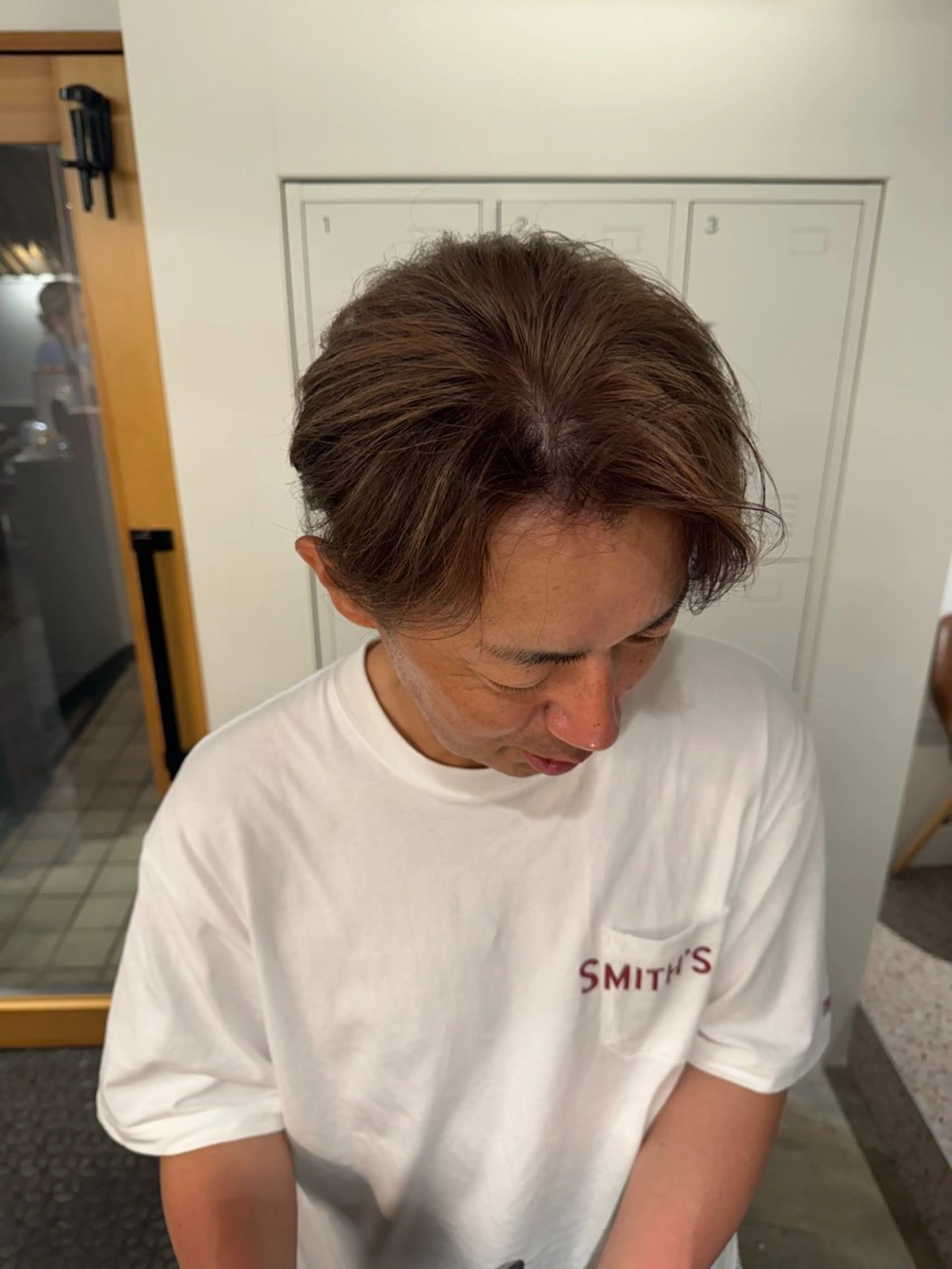 カラー メンズ 盛山 莉々華のヘアスタイル