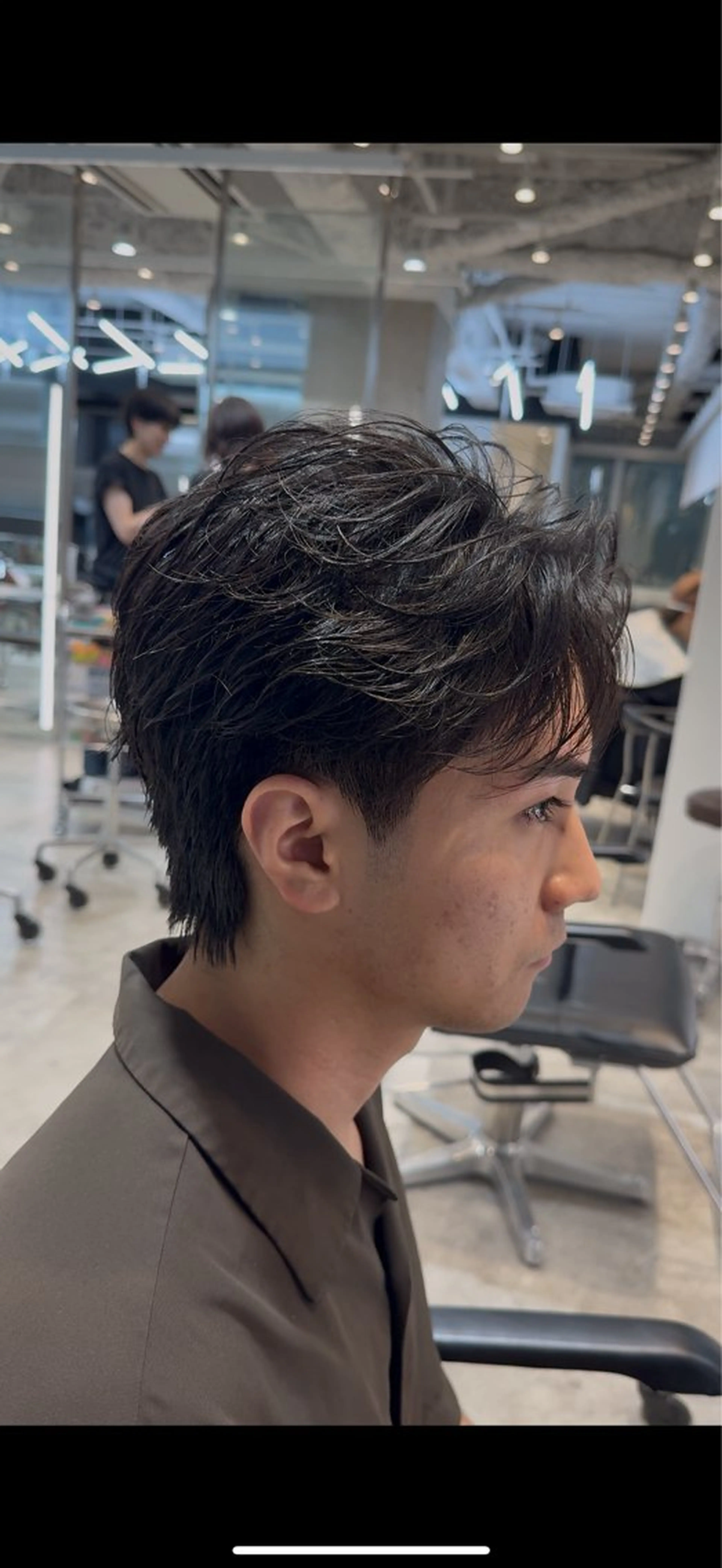 パーマ メンズ カット パーマ 【fifth】渡部 永遠のヘアスタイル