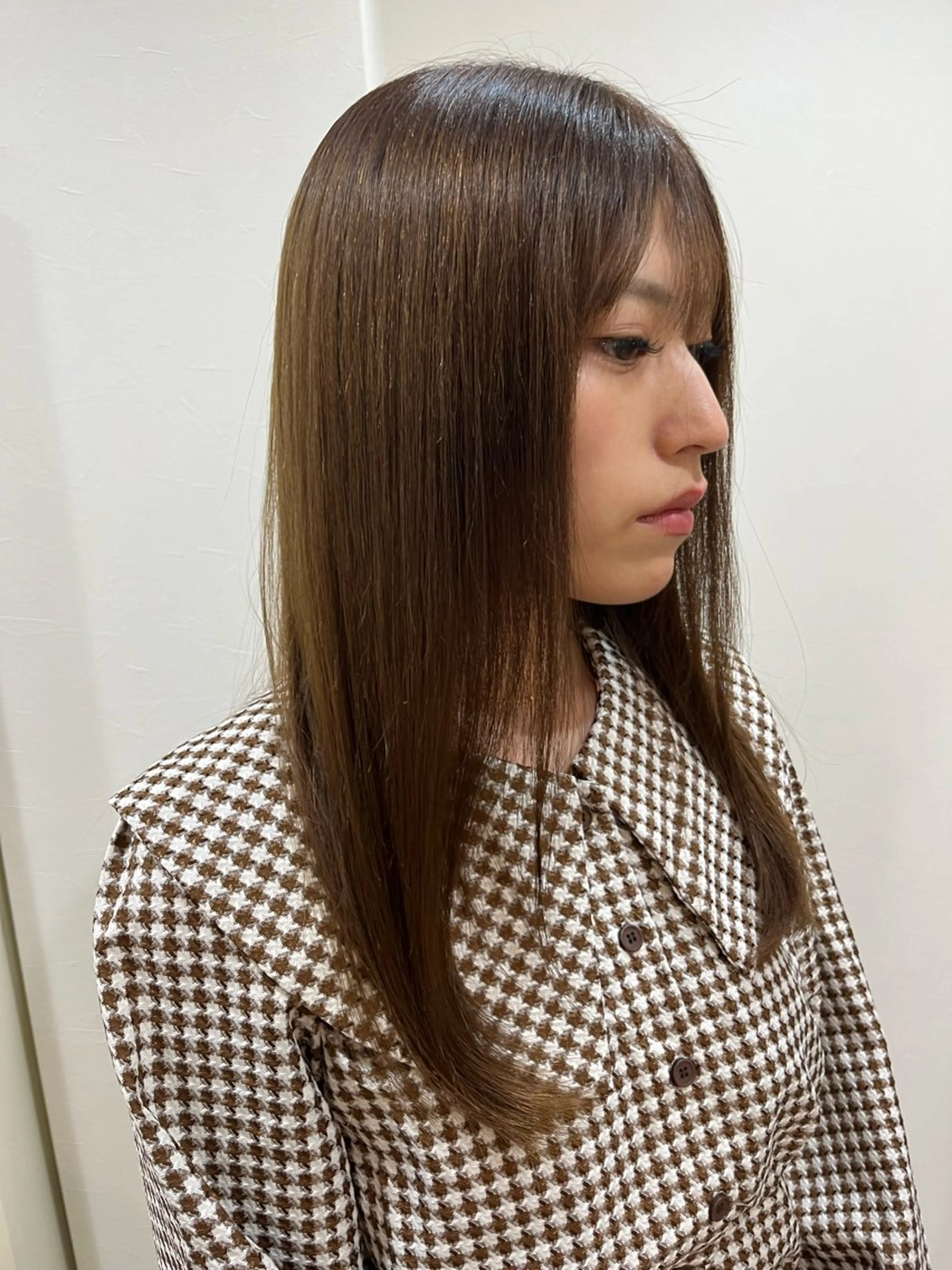 ロング パーマ 縮毛矯正 anon Loemのヘアスタイル