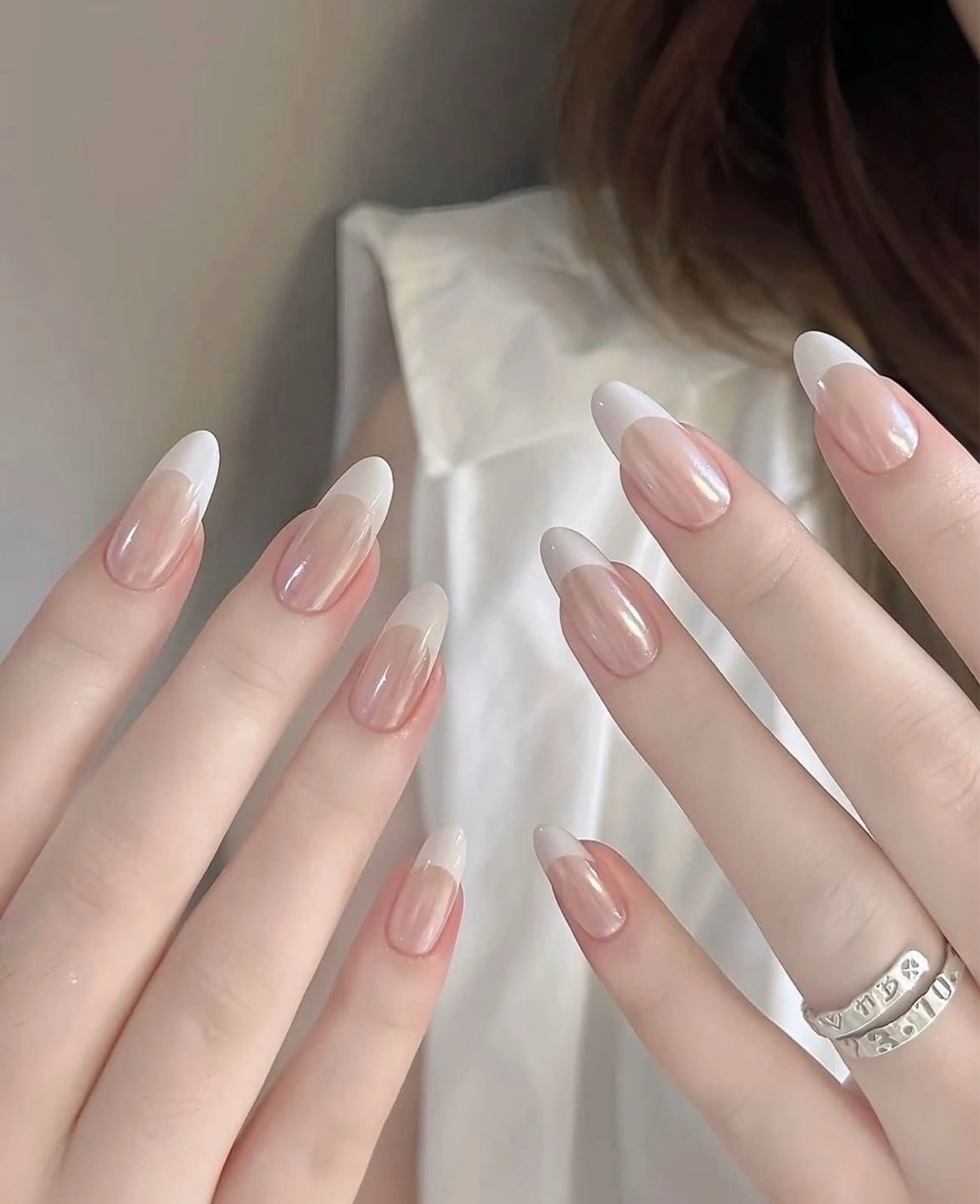 ネイル チークネイル フットネイル フレンチネイル グラデーション 韓国ネイル RibbonNail Staffのネイルデザイン