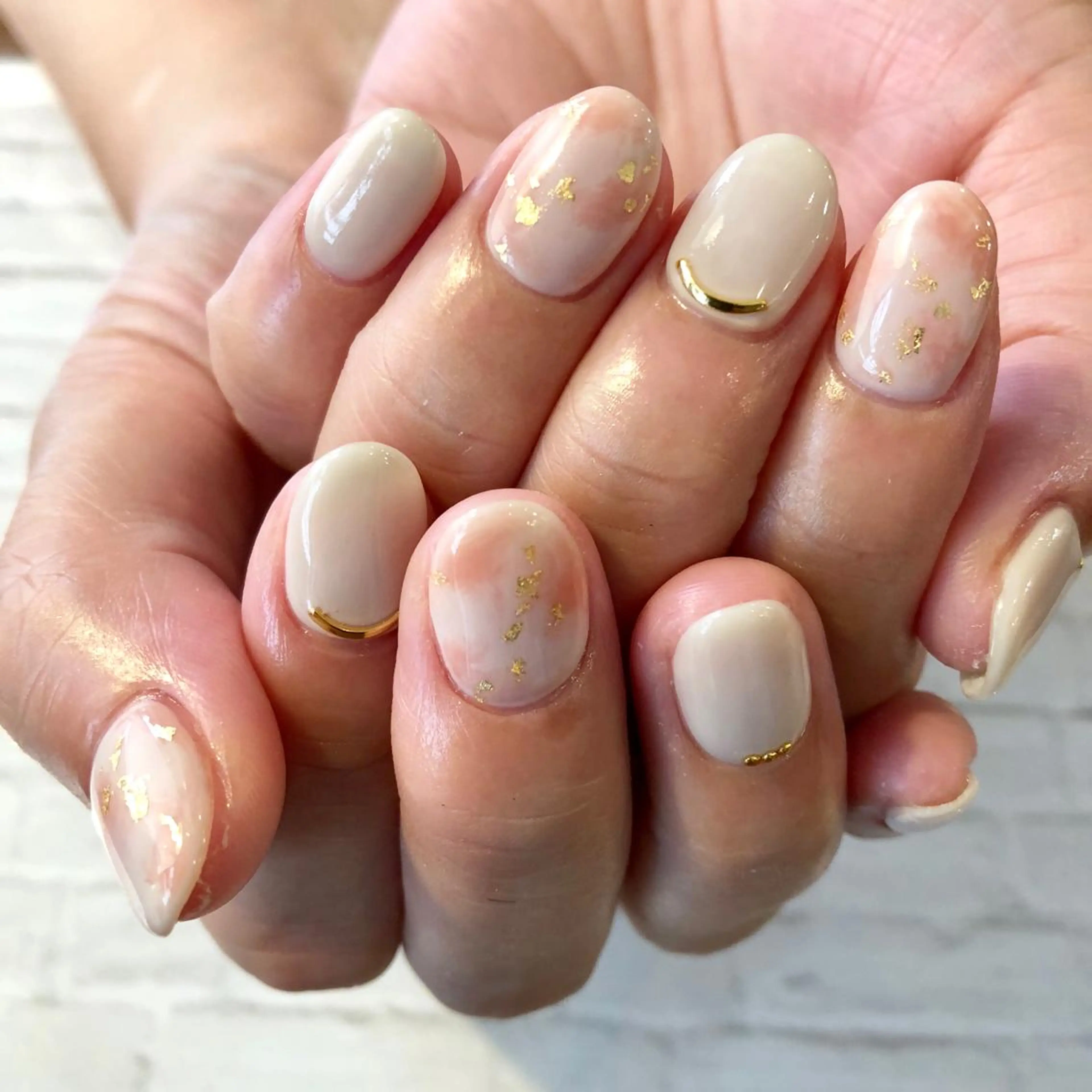 ネイル アートネイル シンプルネイル shelf所属・shelf ⭐︎のネイルデザイン