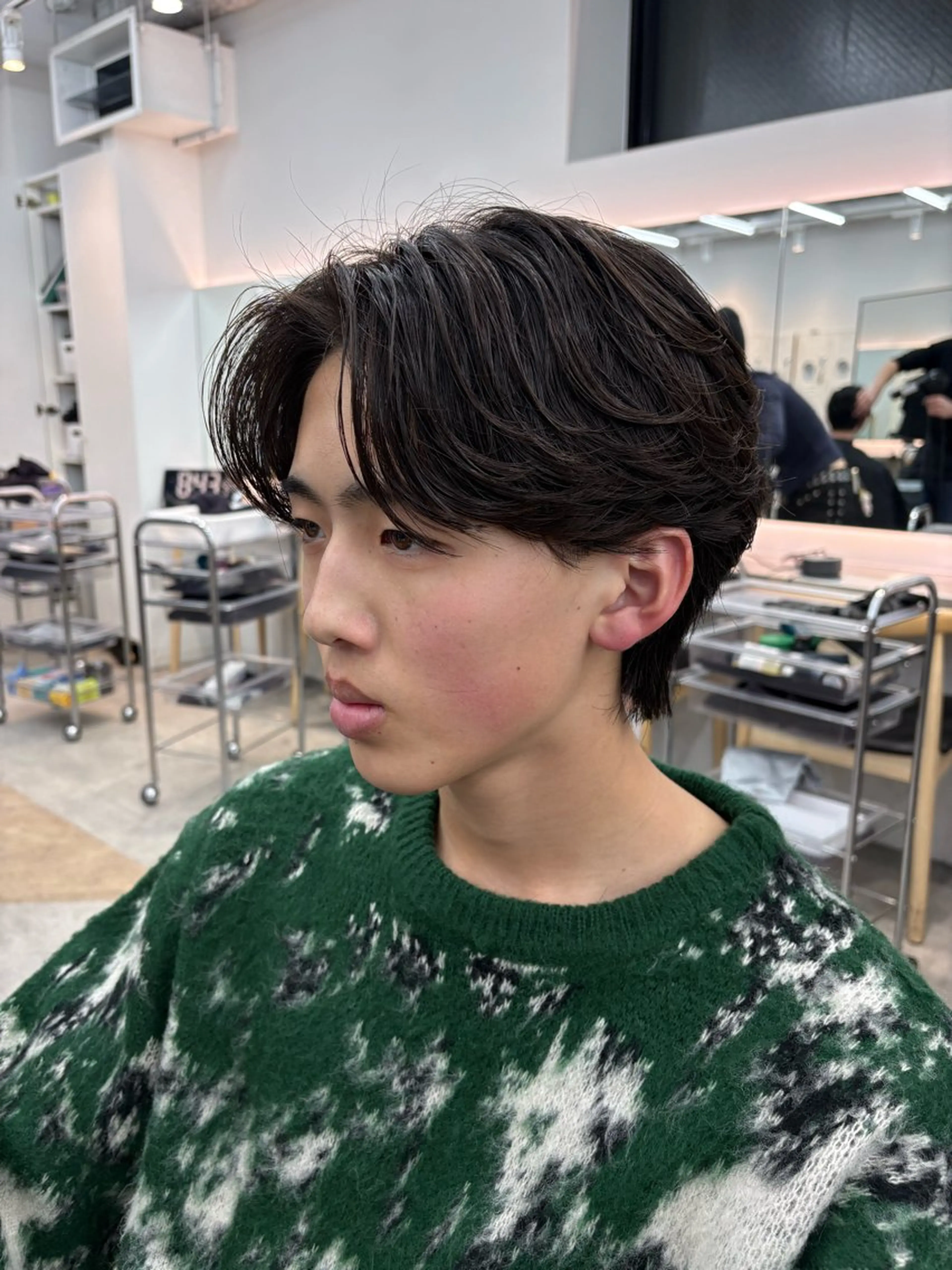 パーマ メンズ パーマ 🌀toa/波巻き✨ /メンズパーマ／栄のヘアスタイル